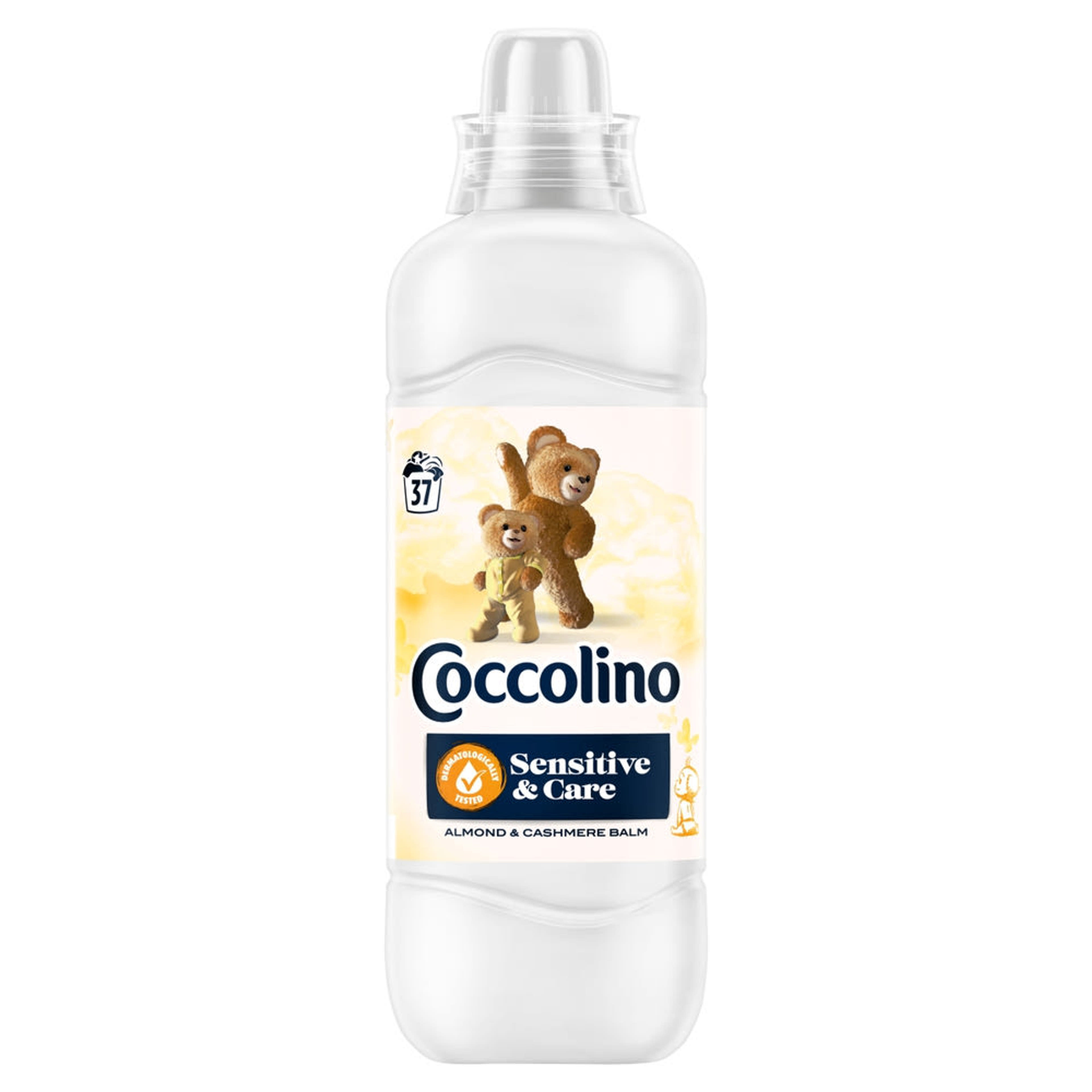 Coccolino Sensitive & Care Almond & Cashmere Balm öblítőkoncentrátum 37 mosás - 925 ml