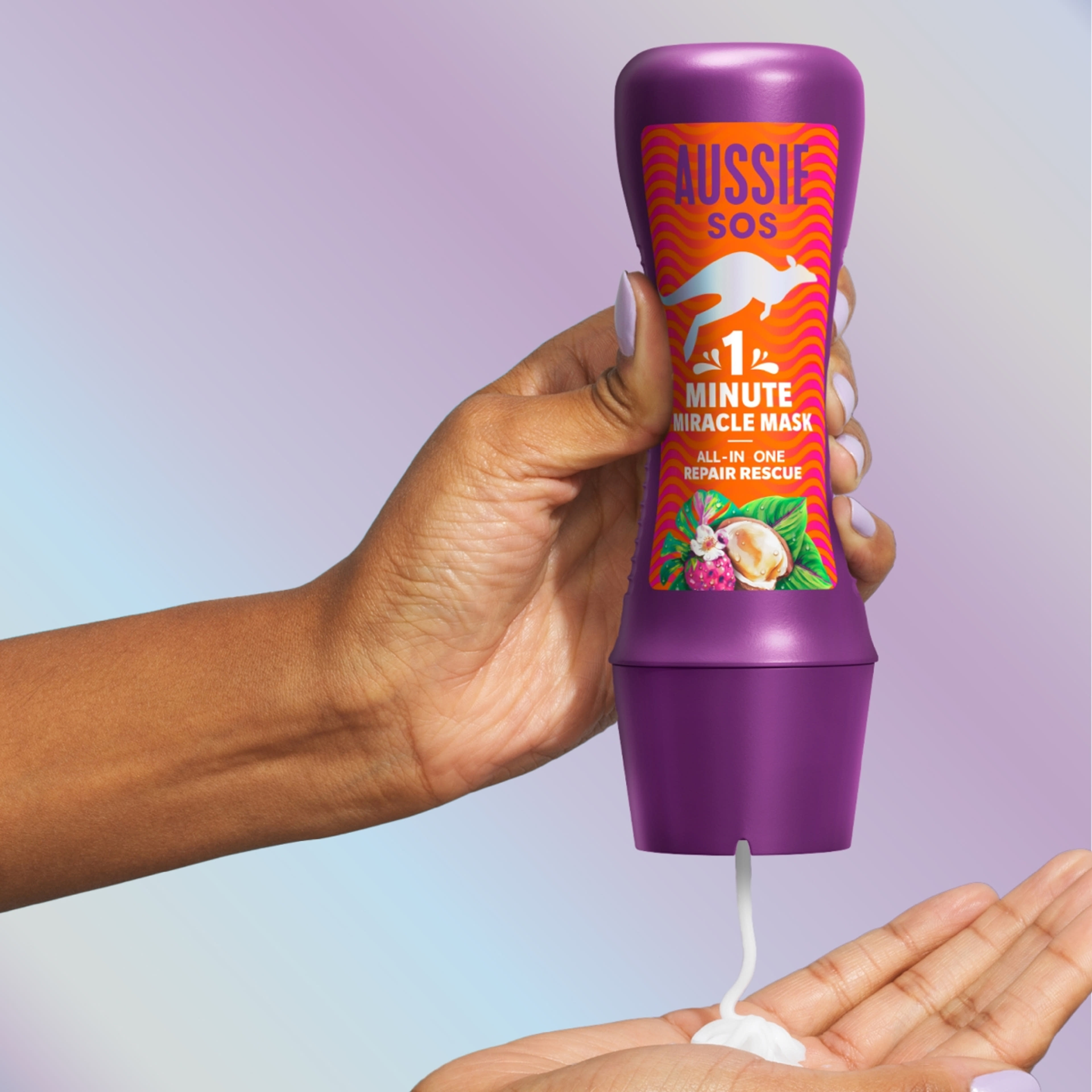 Aussie SOS 1 Minute Miracle Repair Rescue hajmask -  250 ml-4