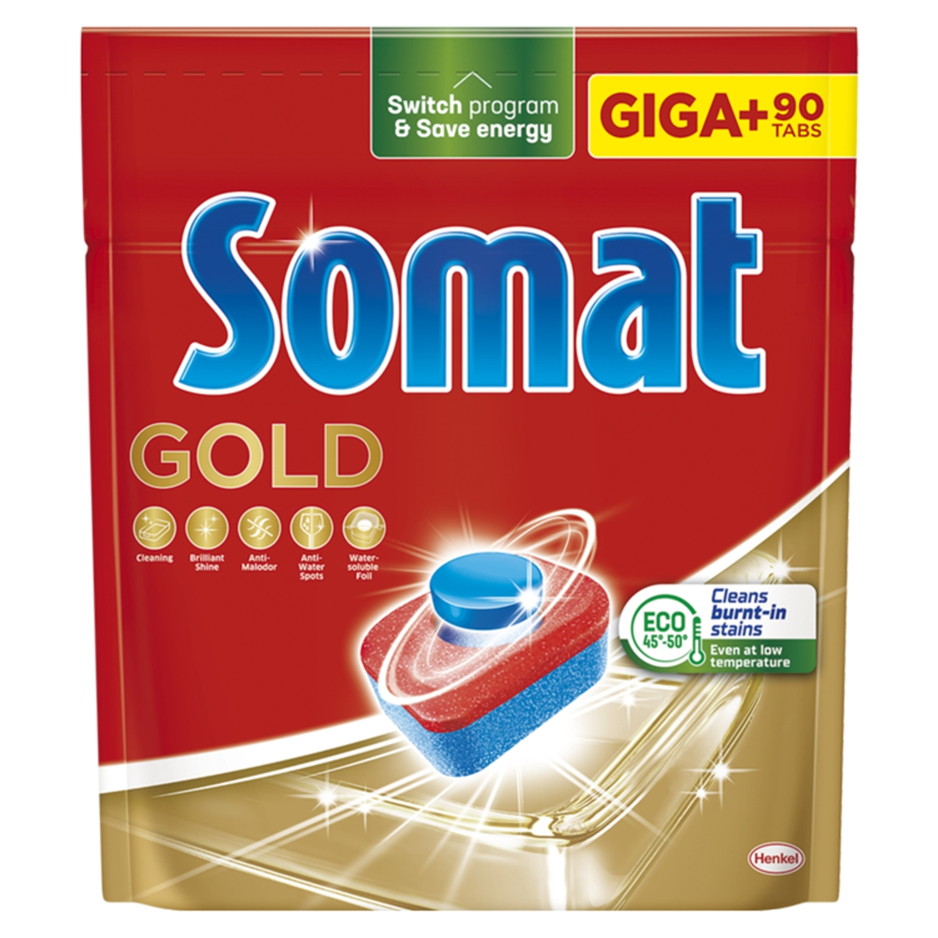 Somat Gold gépi mosogatótabletta - 90 db