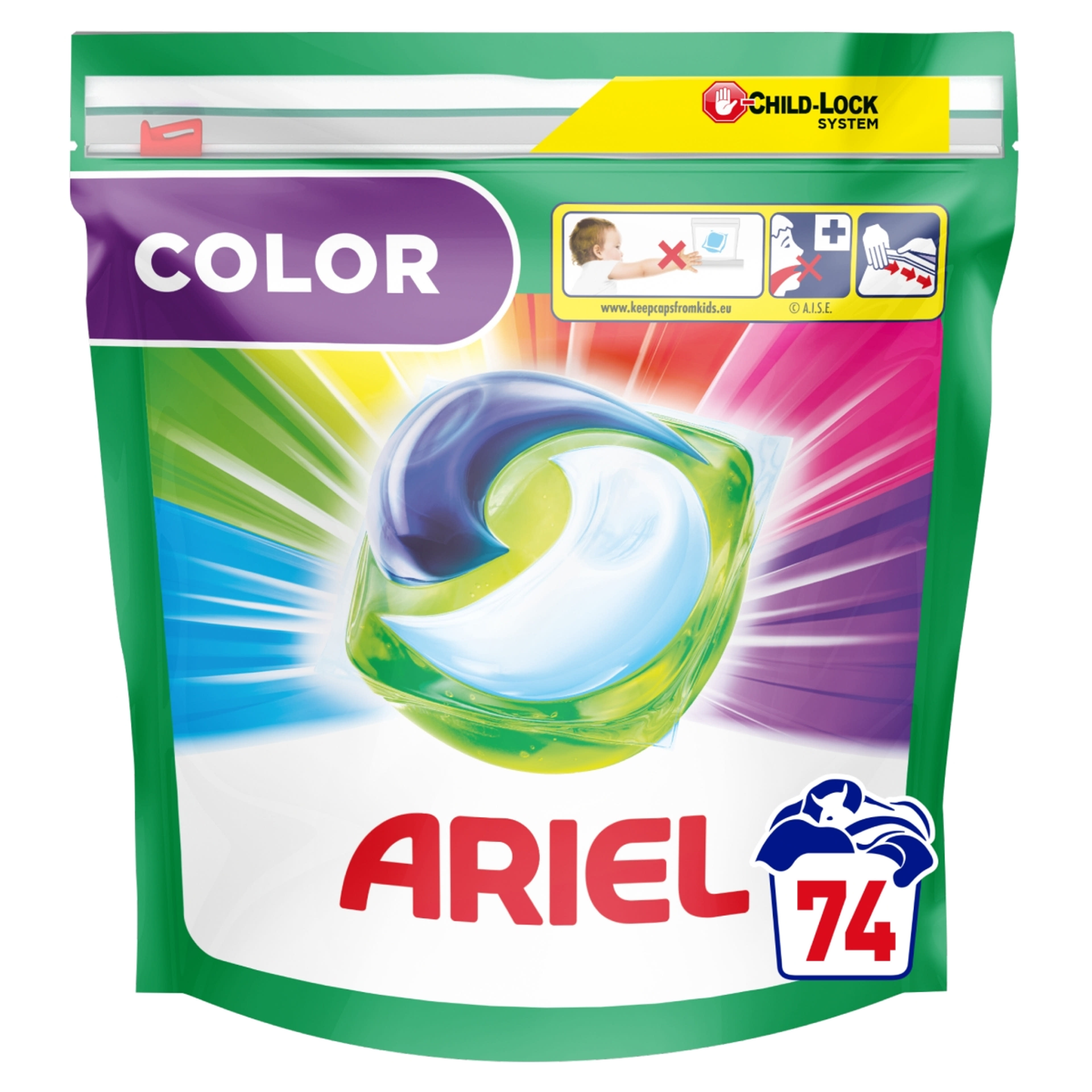Ariel Color mosókapszula - 74 db-8