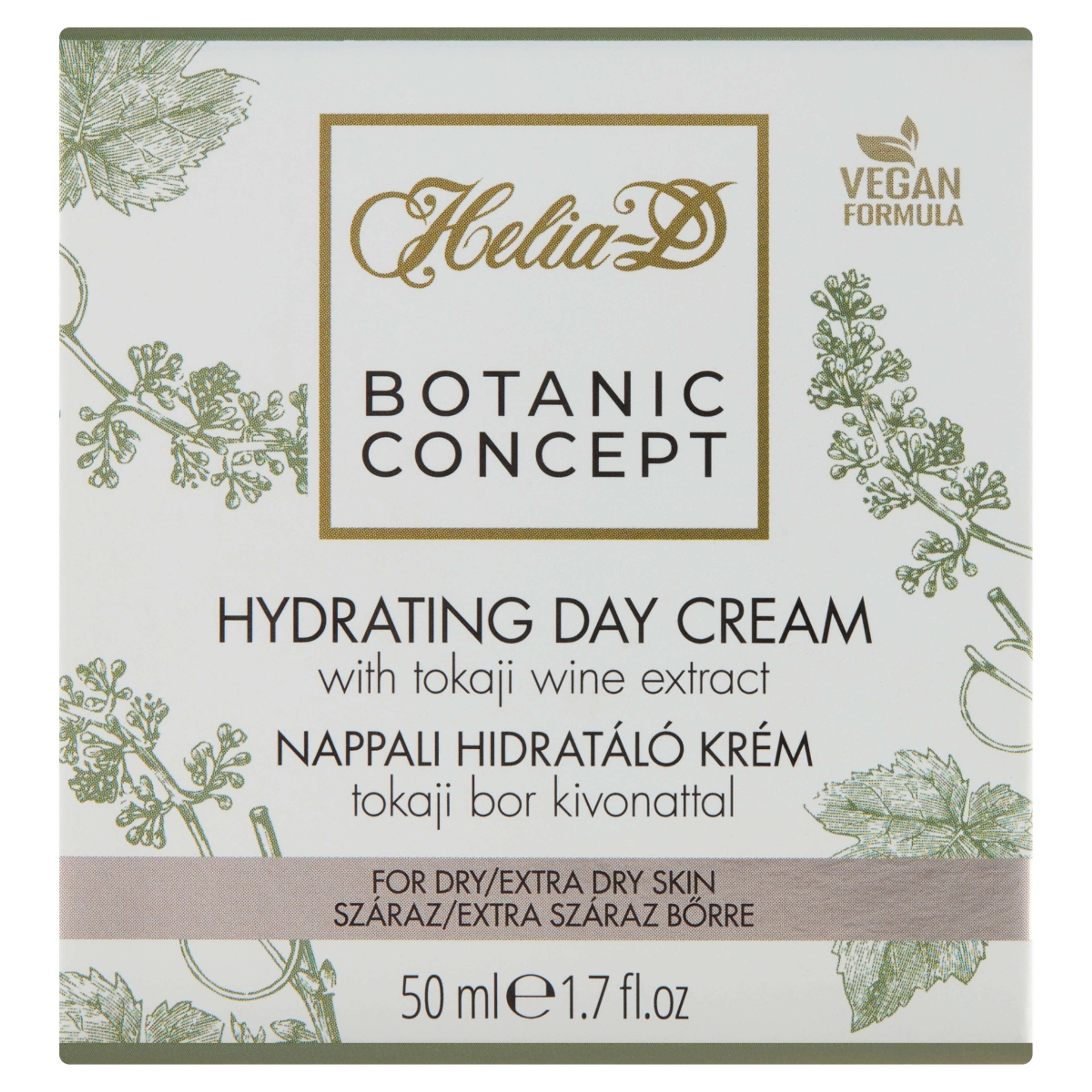 Helia-D Botanic Concept Tokaji Aszús Hidratáló nappali arckrém száraz és extra száraz bőrre - 50 ml-1