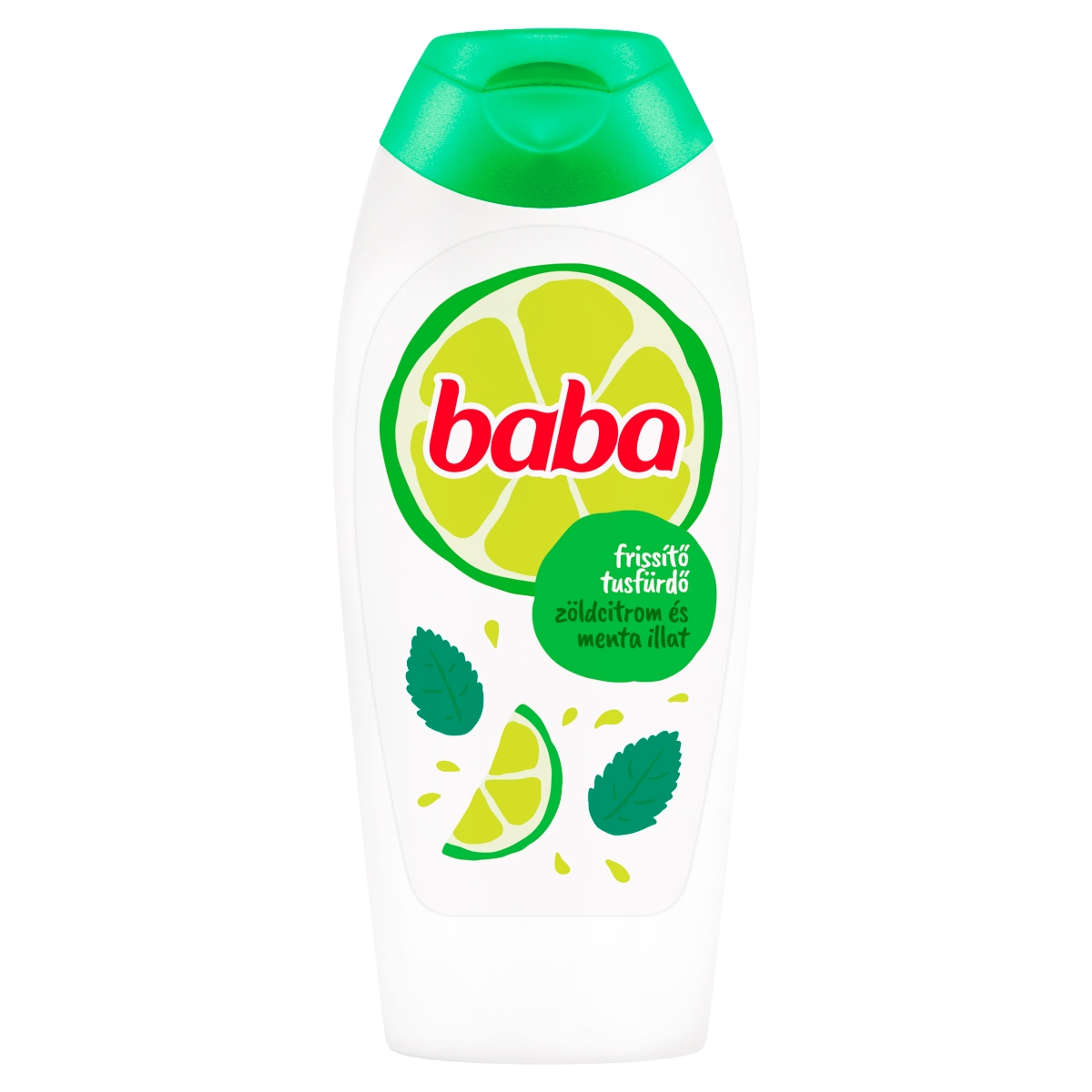 Baba Zöldcitrom és Menta frissitő tusfürdő - 400 ml
