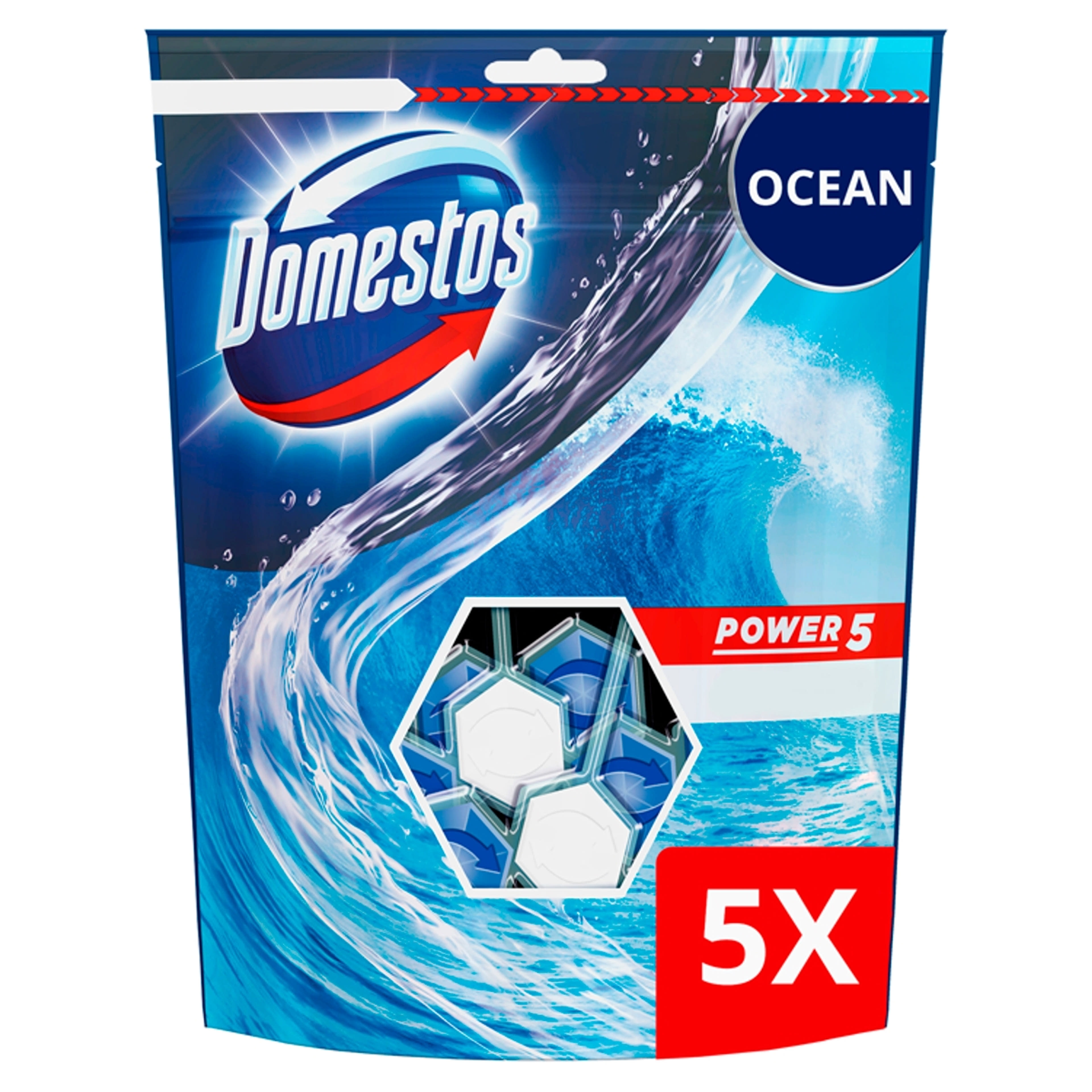 Domestos Power 5 wc rúd óceán (5x55) - 275 g-2