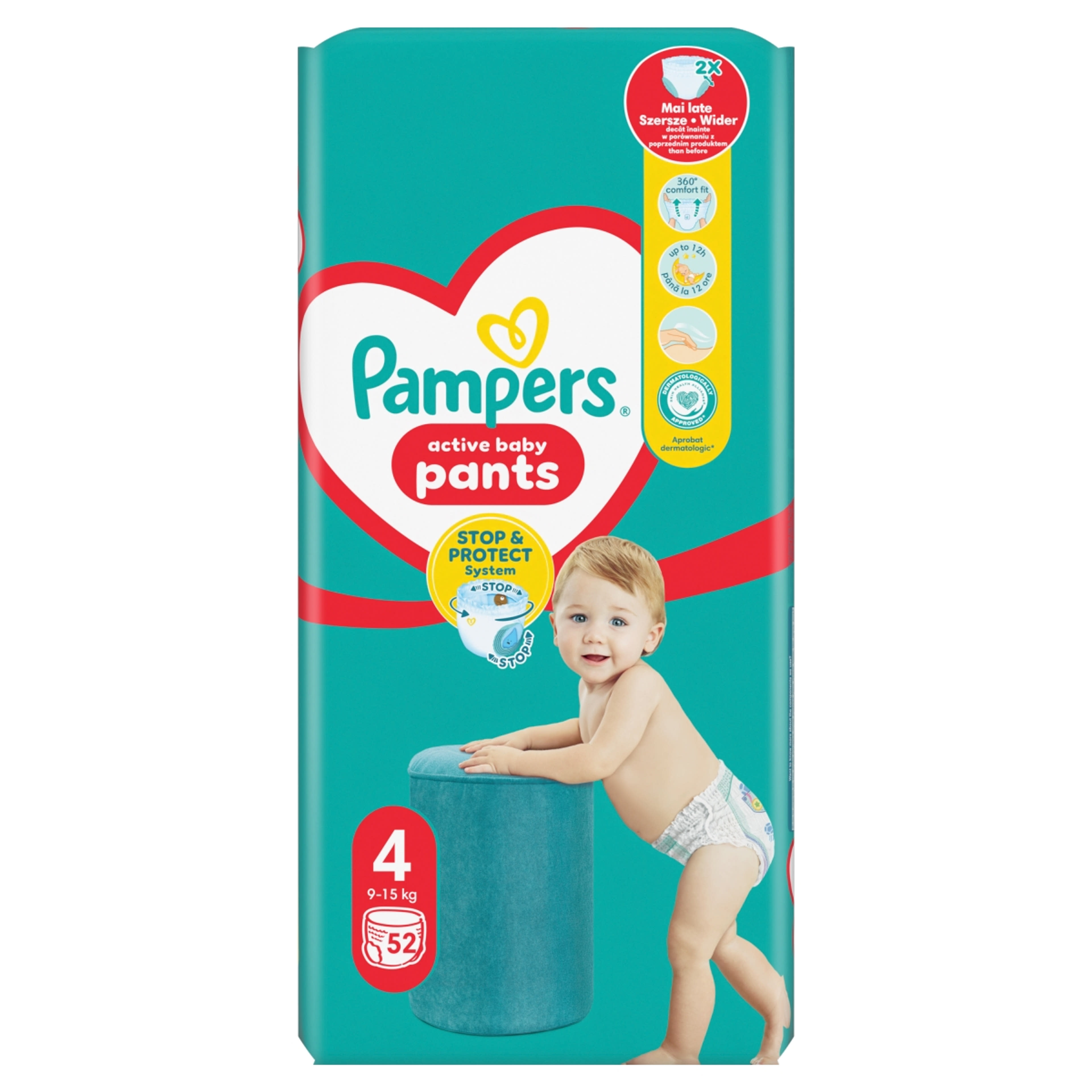 Pampers Pants Jumbo Pack Pelenka 4-es 9-15kg - 52 db