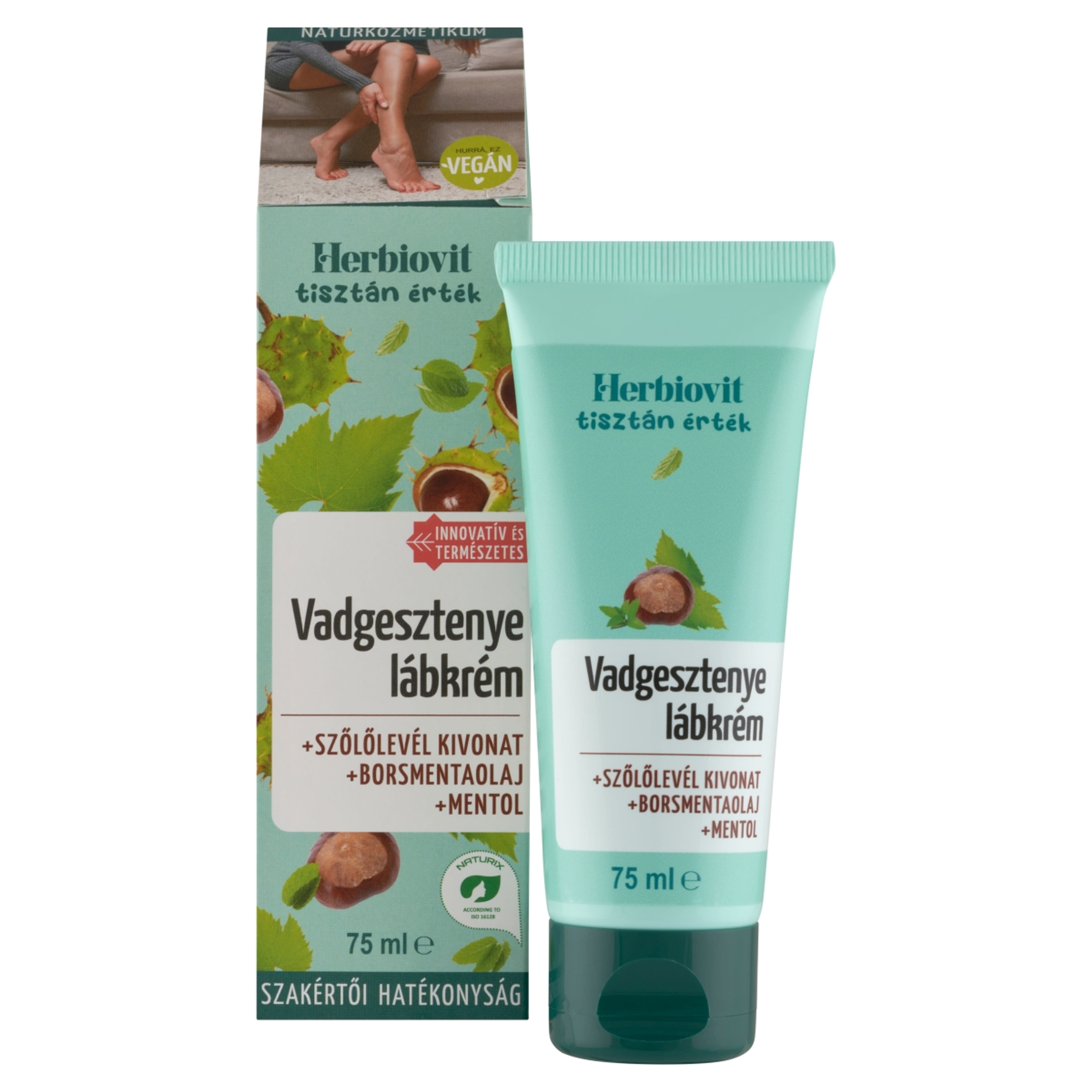 Herbiovit vadgesztenye lábkrém - 75 ml-2