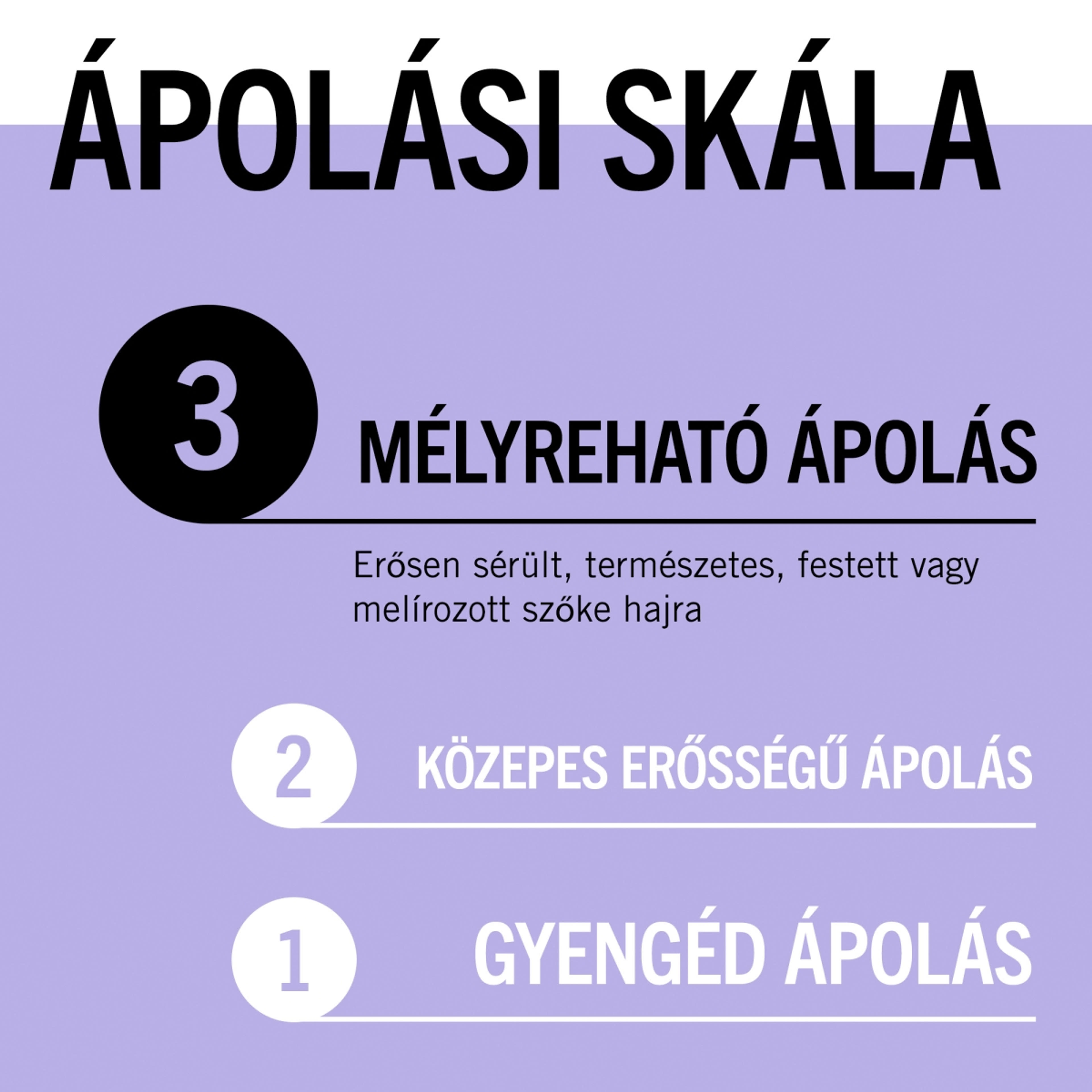 Gliss Blonde Hair Perfector 2 az 1-ben lila hamvasító hajpakolás - 150 ml-6