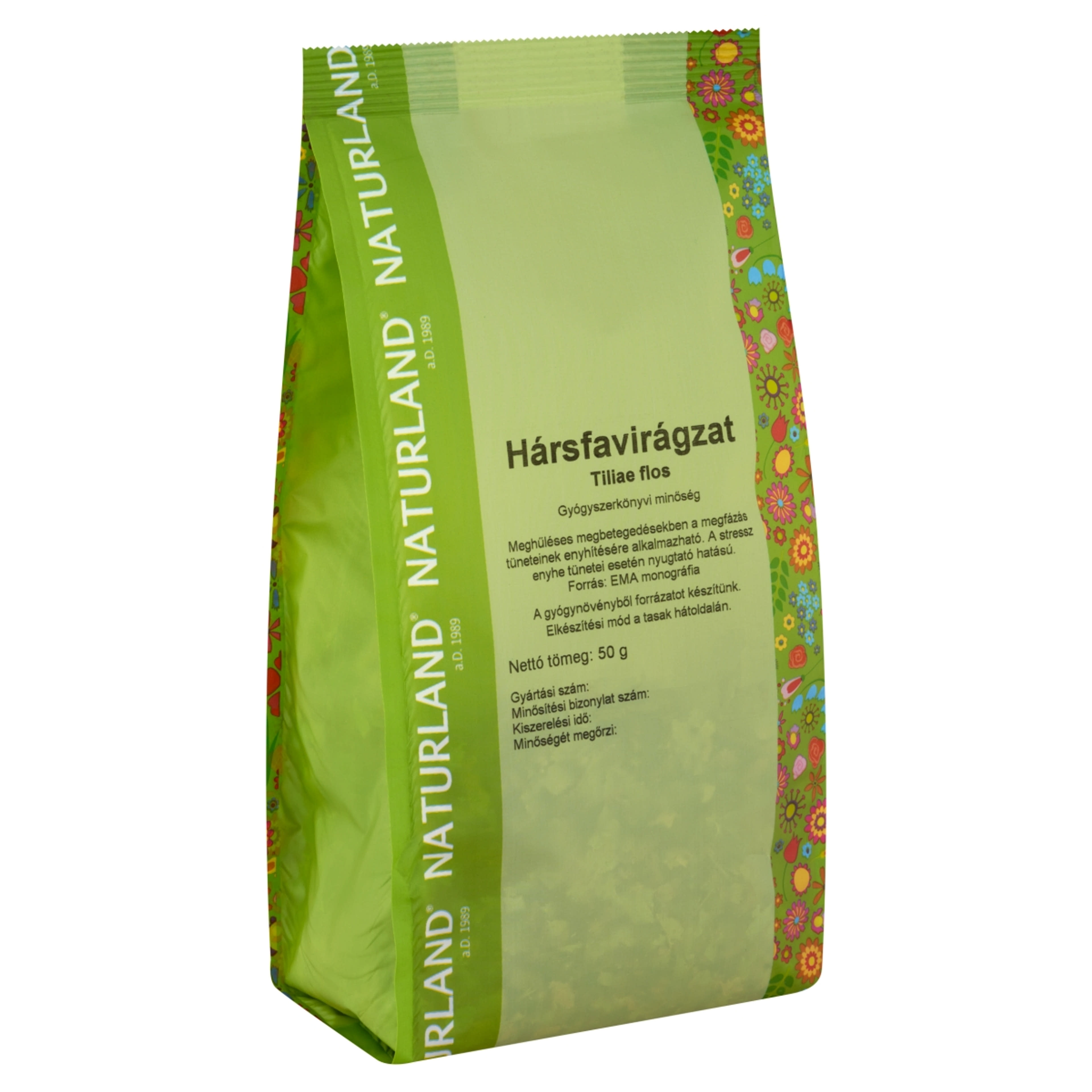 Naturland tasakos Hársfavirágzat tea - 50 g-2