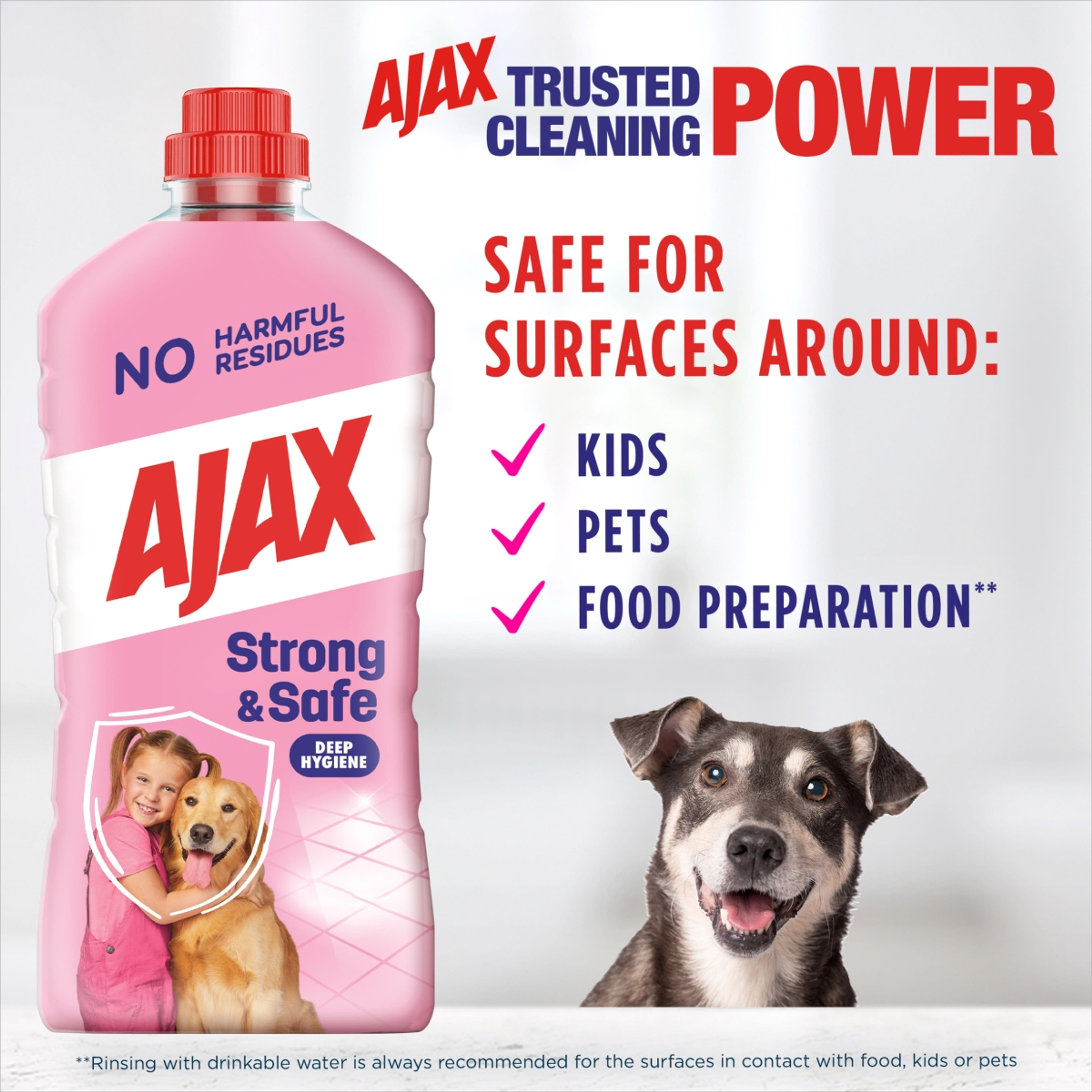 Ajax Strong & Safe általános tisztítószer - 1000 ml-4