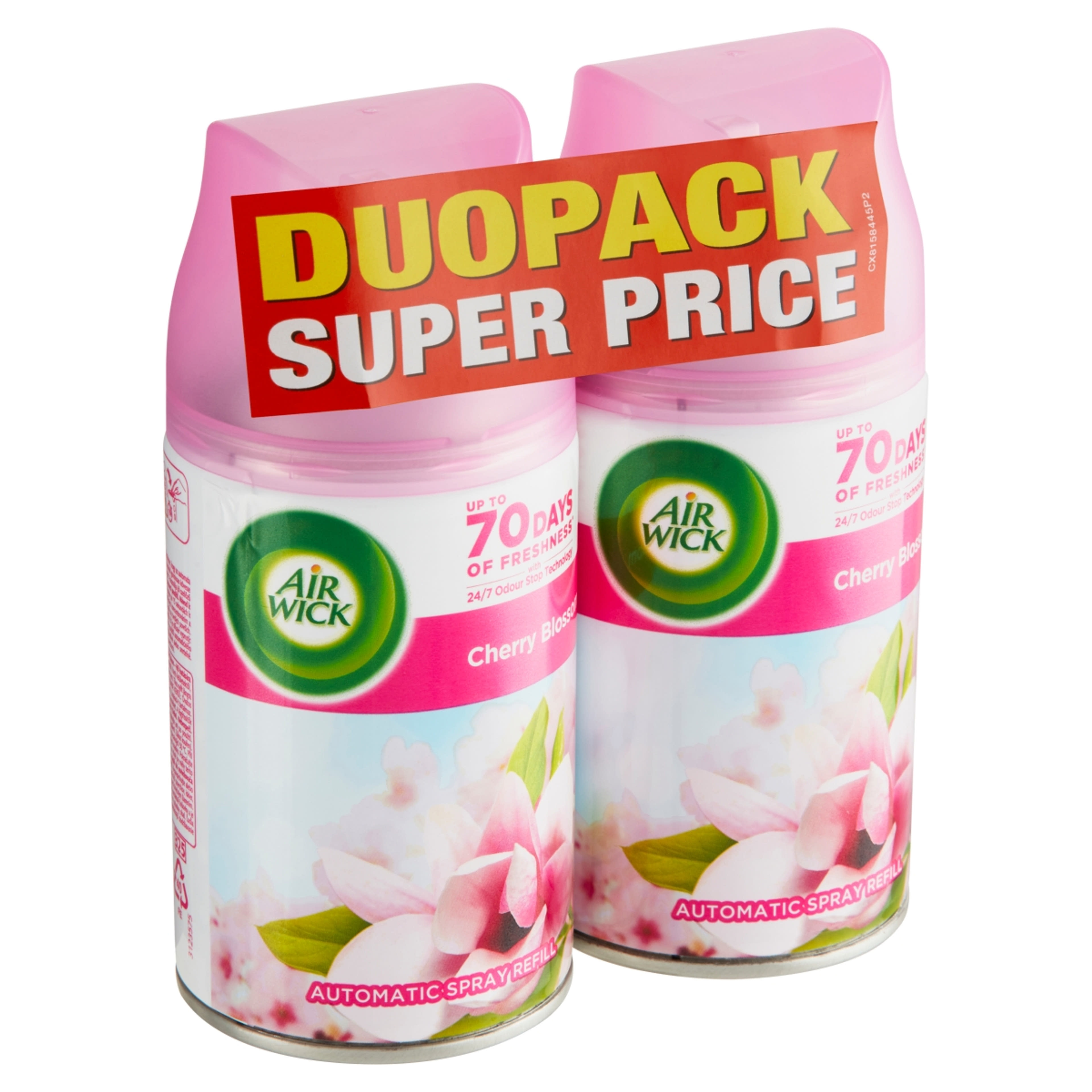 Air Wick Freshmatic légfrissítő utántöltő duopack cseresznyevirág 2x250 ml - 1 db-3