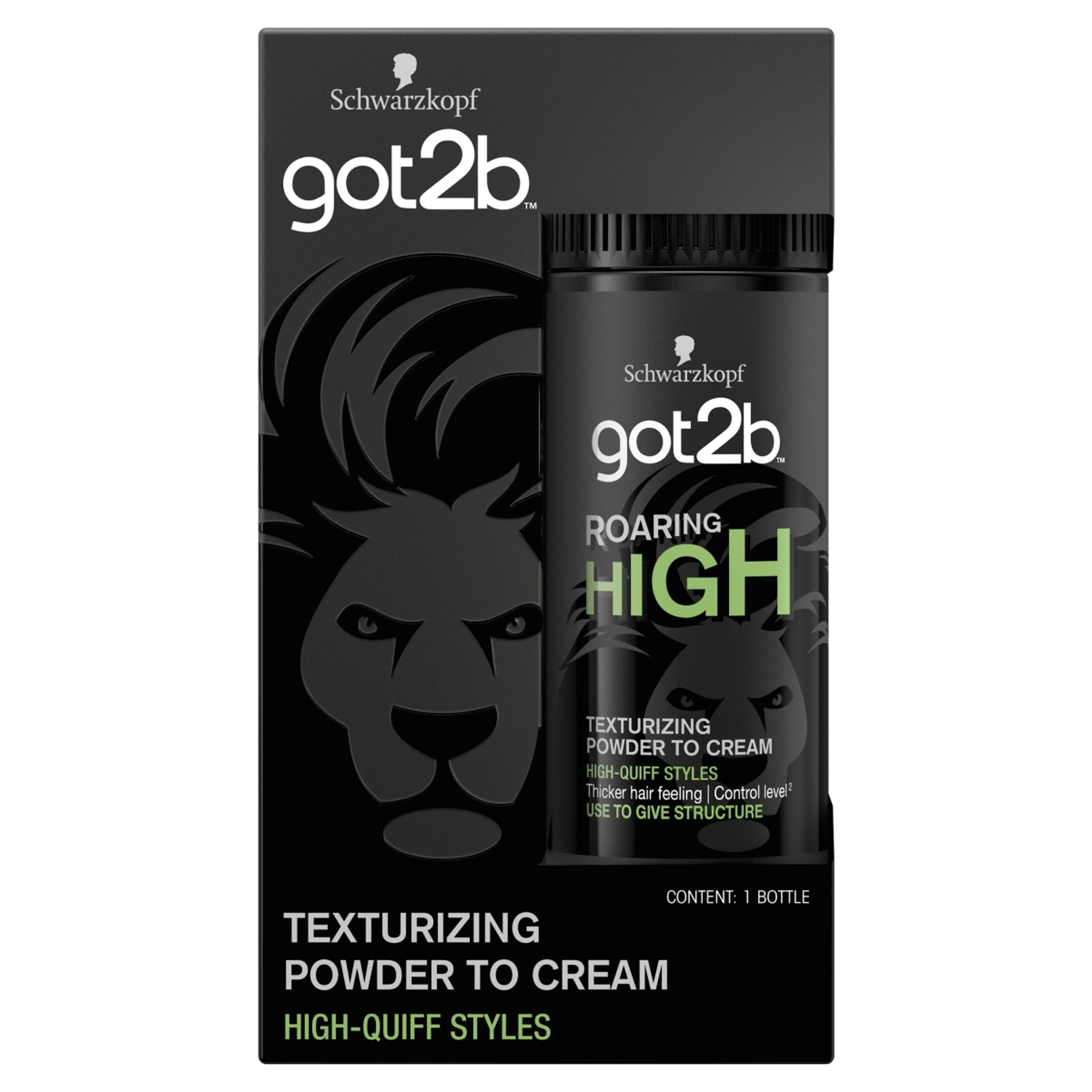 Got2b powder to cream hajformázó por roaring high - 20 g