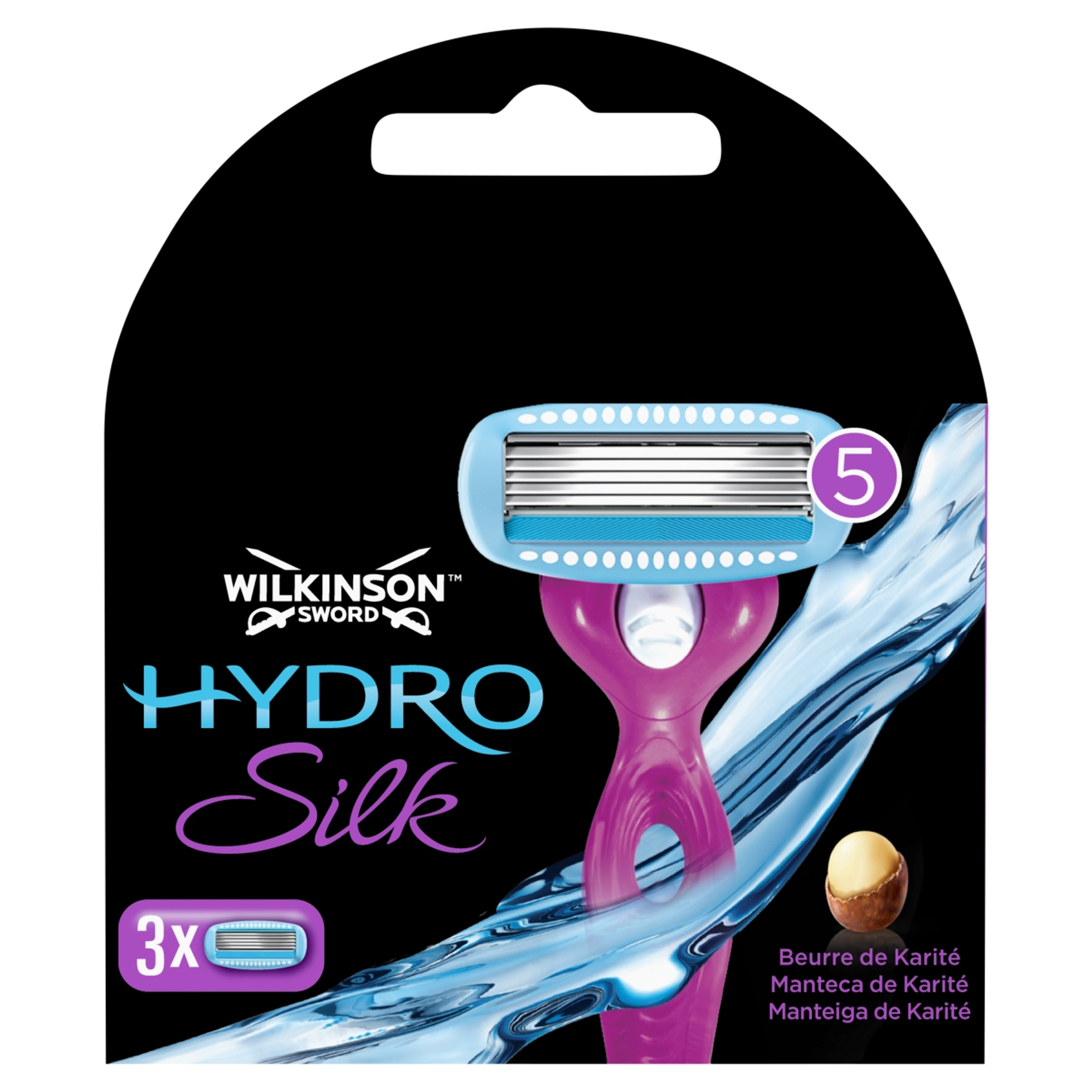 Wilkinson hydro silk női betét 5p - 3 db