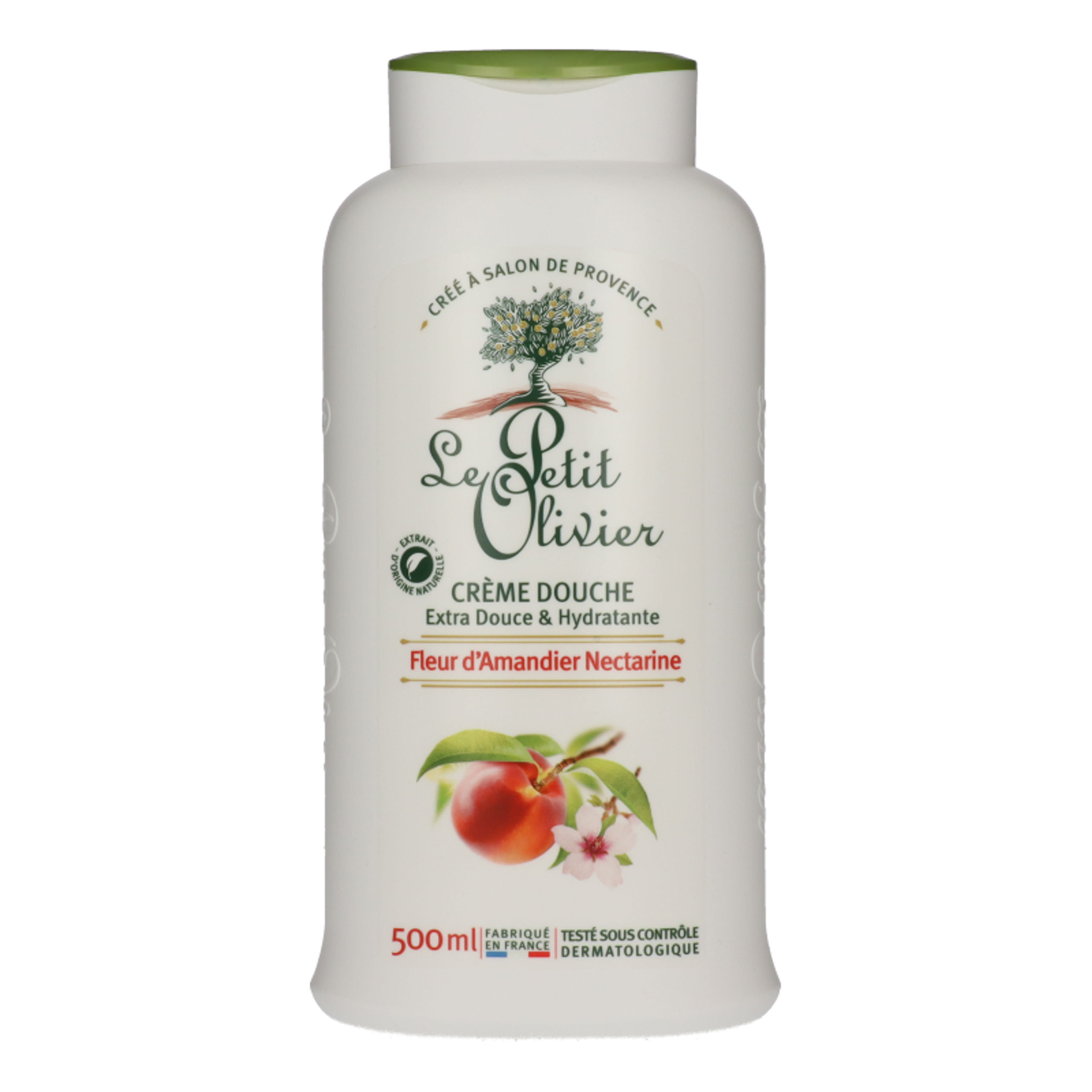 Le Petit Olivier tusfürdő mandulavirággal és nektarinnal - 500 ml