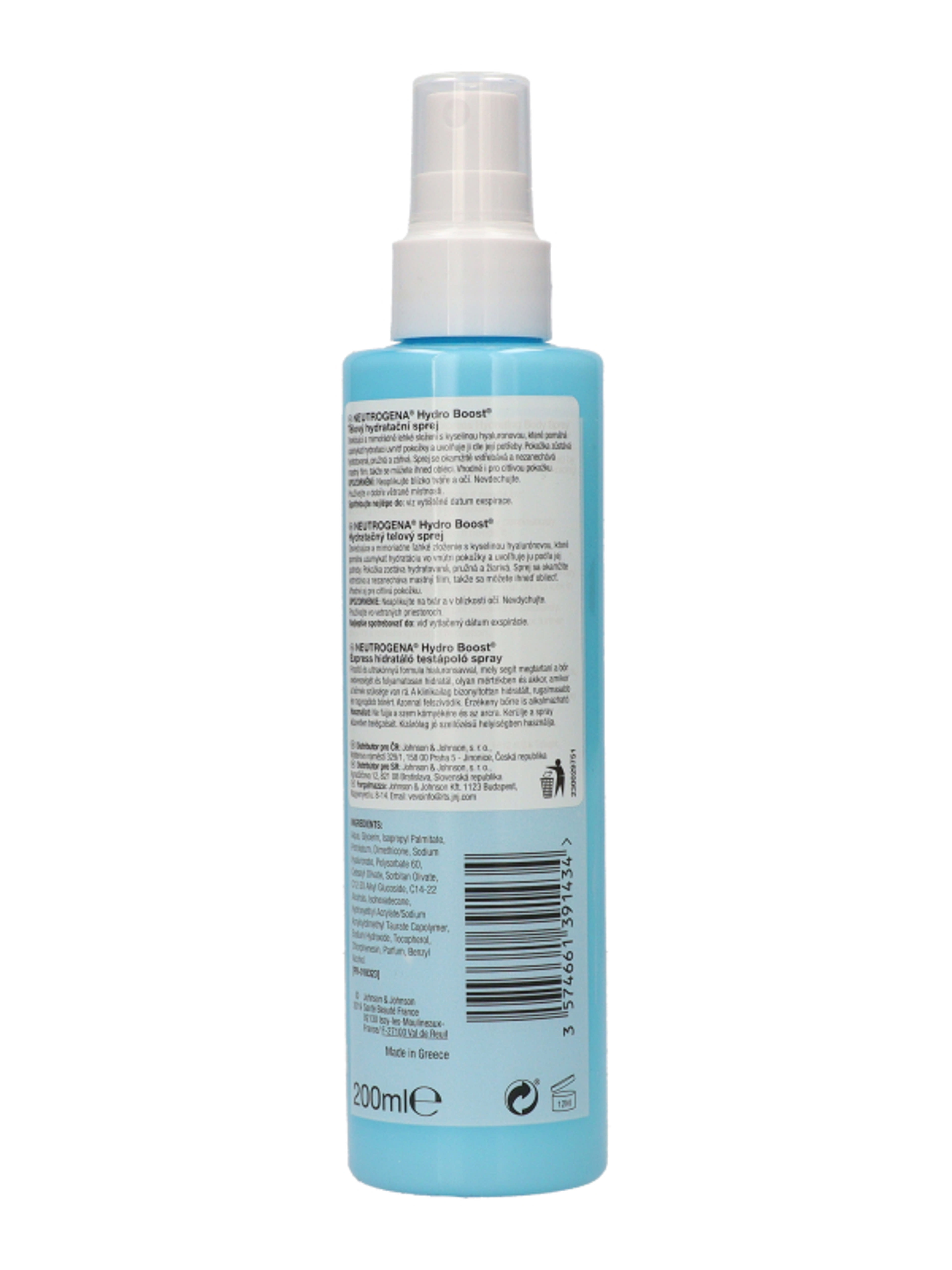 Neutrogena hydro boost Hidratáló test spray - 200 ml-4