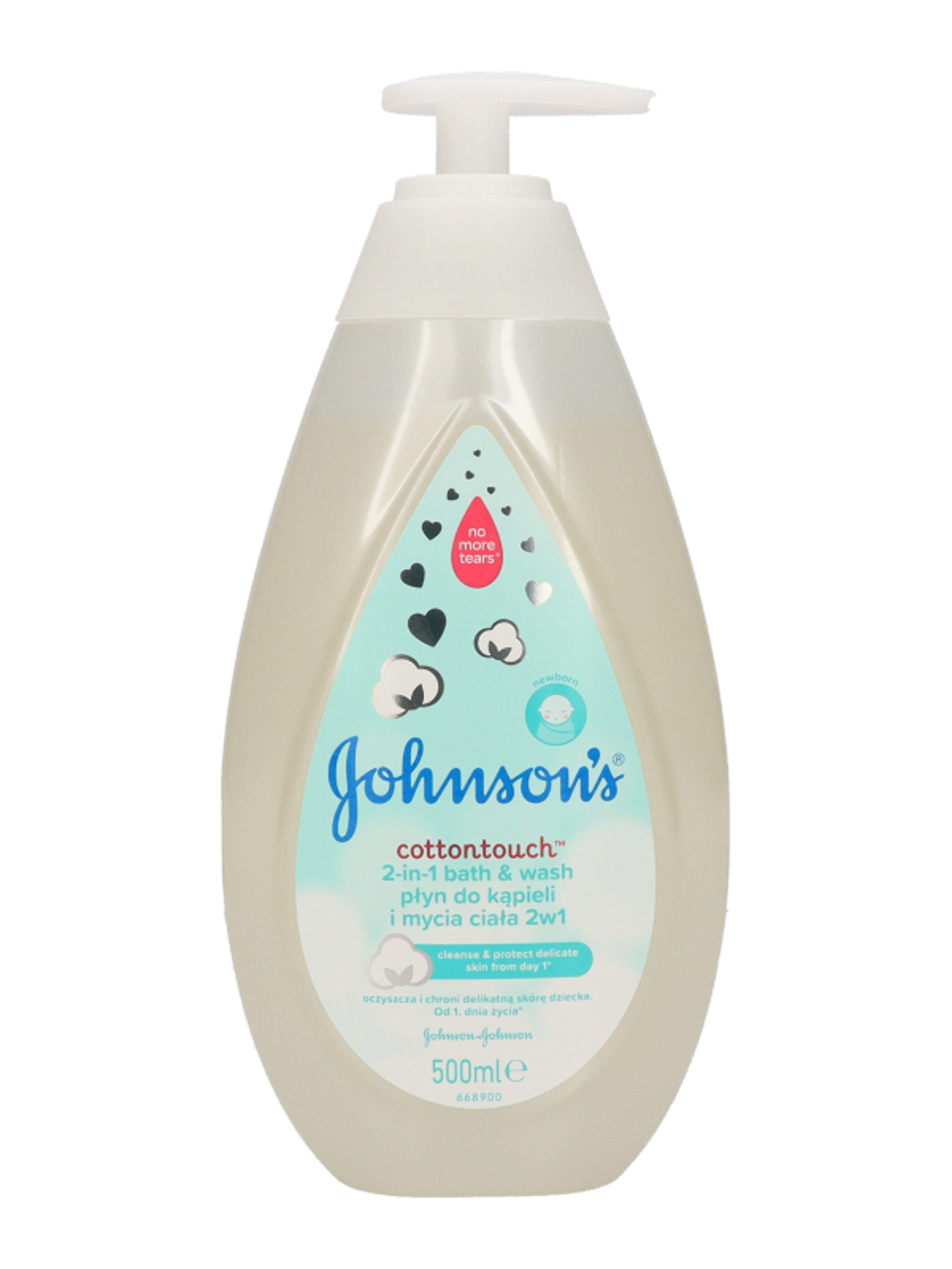 Johnson's Cottontouch 2 az 1-ben babafürdető és -tusfürdő  - 500 ml-2