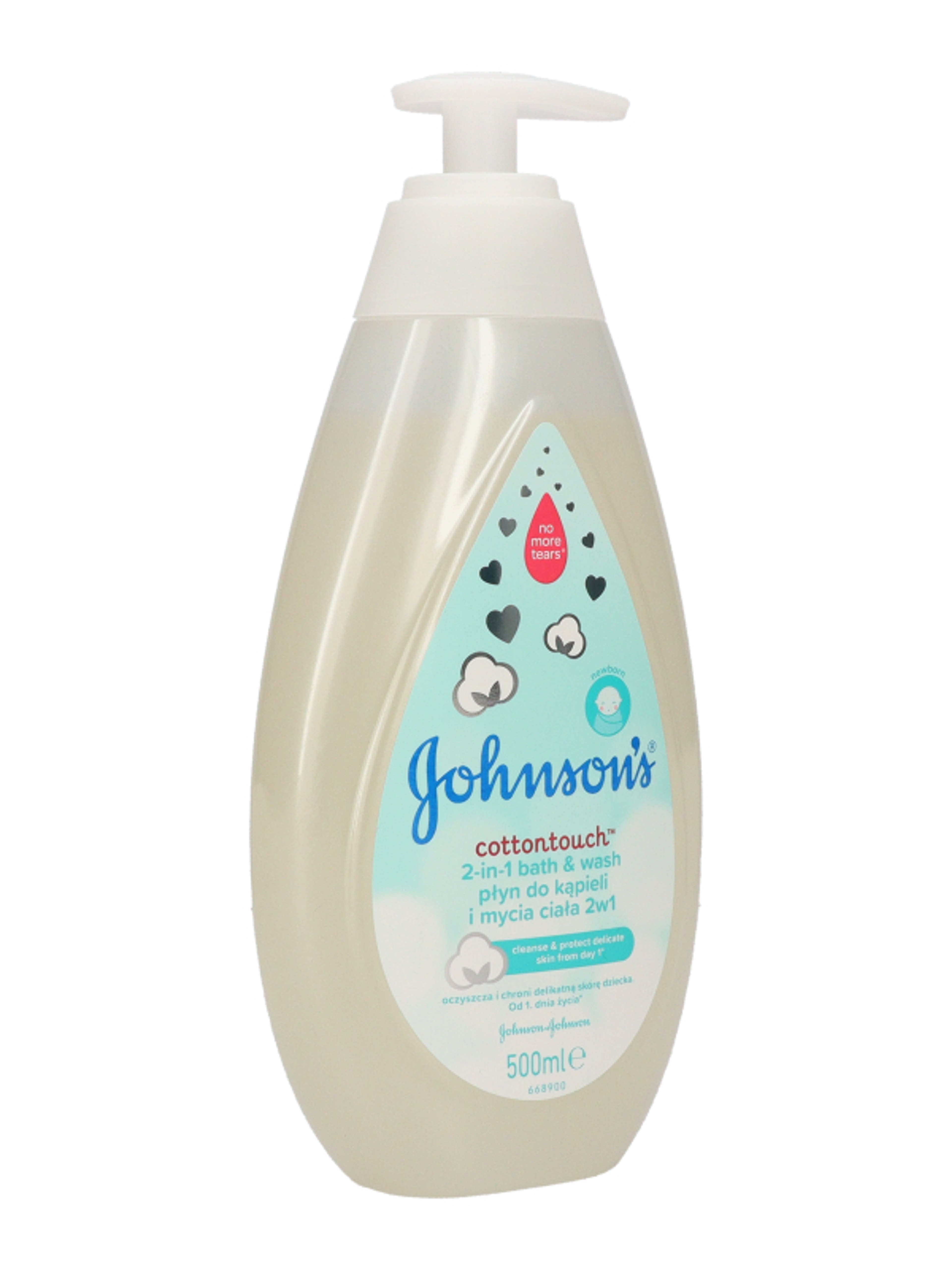 Johnson's Cottontouch 2 az 1-ben babafürdető és -tusfürdő  - 500 ml-5