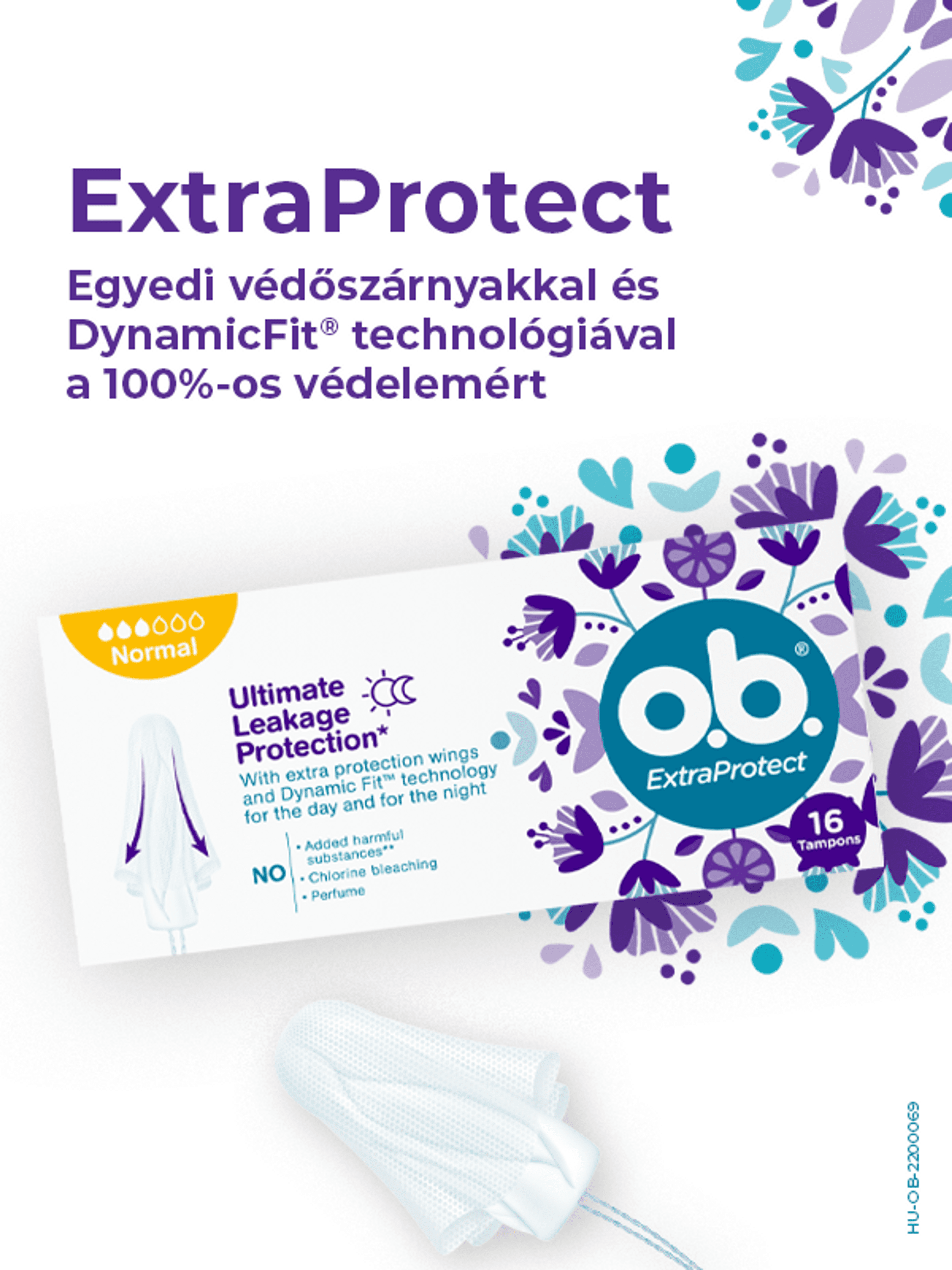 o.b. ExtraProtect Normal tampon - 16 db-7