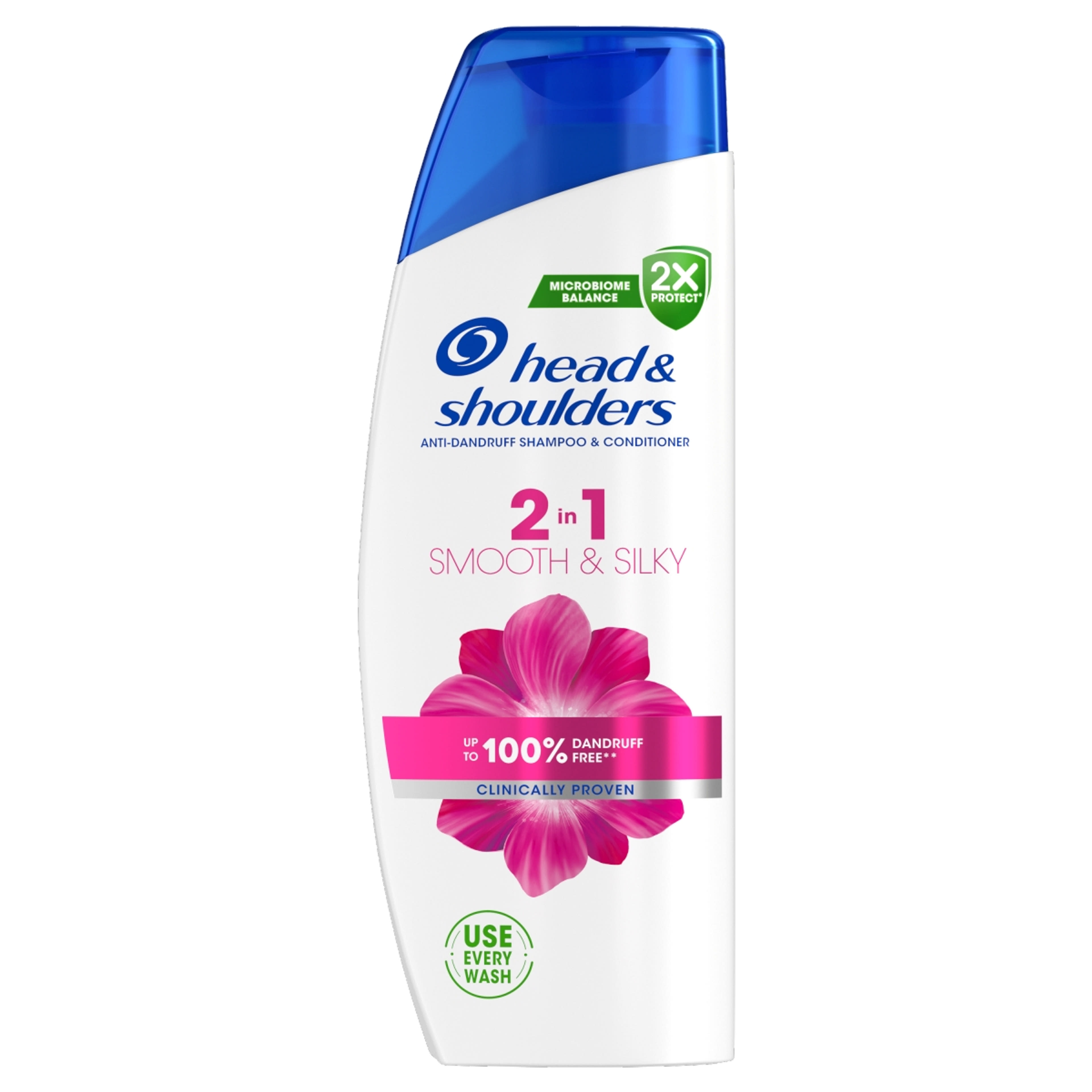 Head & Shoulders Smooth&Silky 2 az 1-ben korpásodás elleni sampon - 330 ml