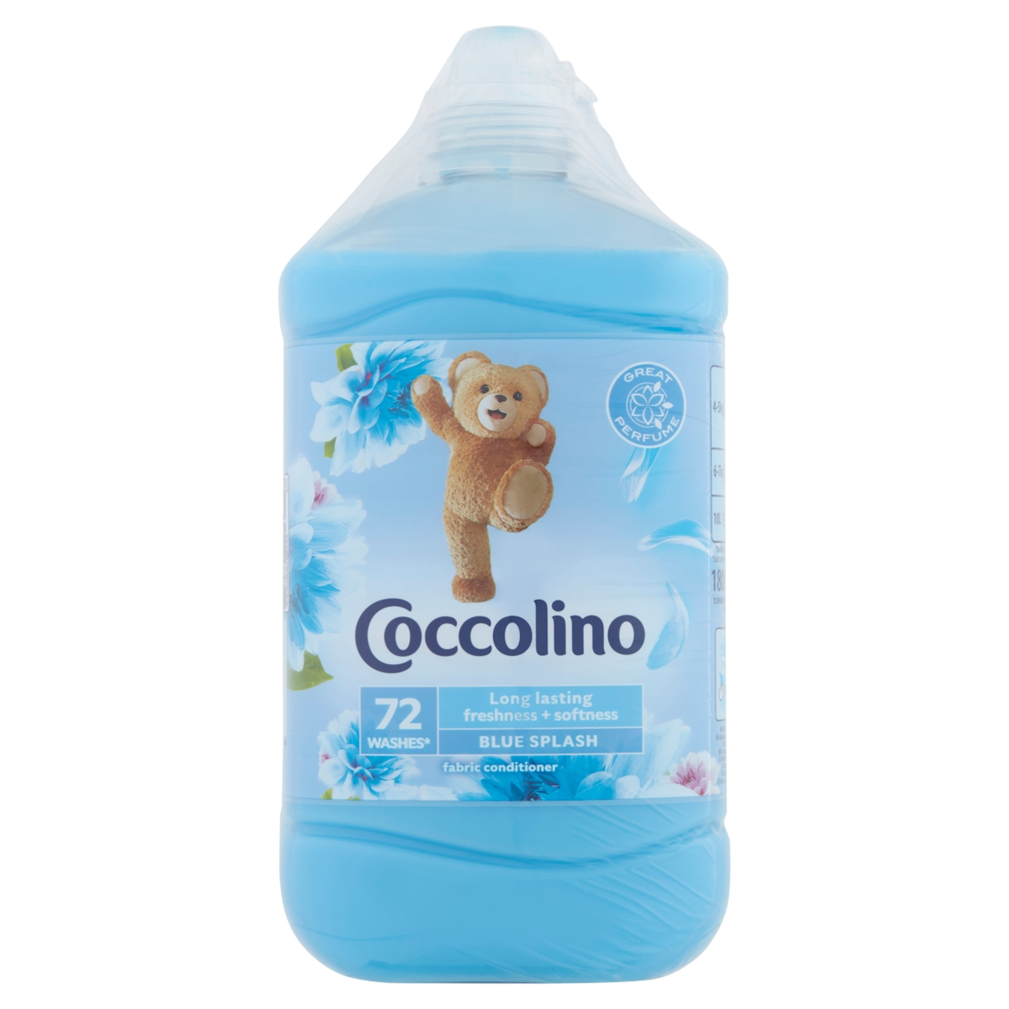 Coccolino Blue Splash öblítőkoncentrátum 72 mosás - 3600 ml