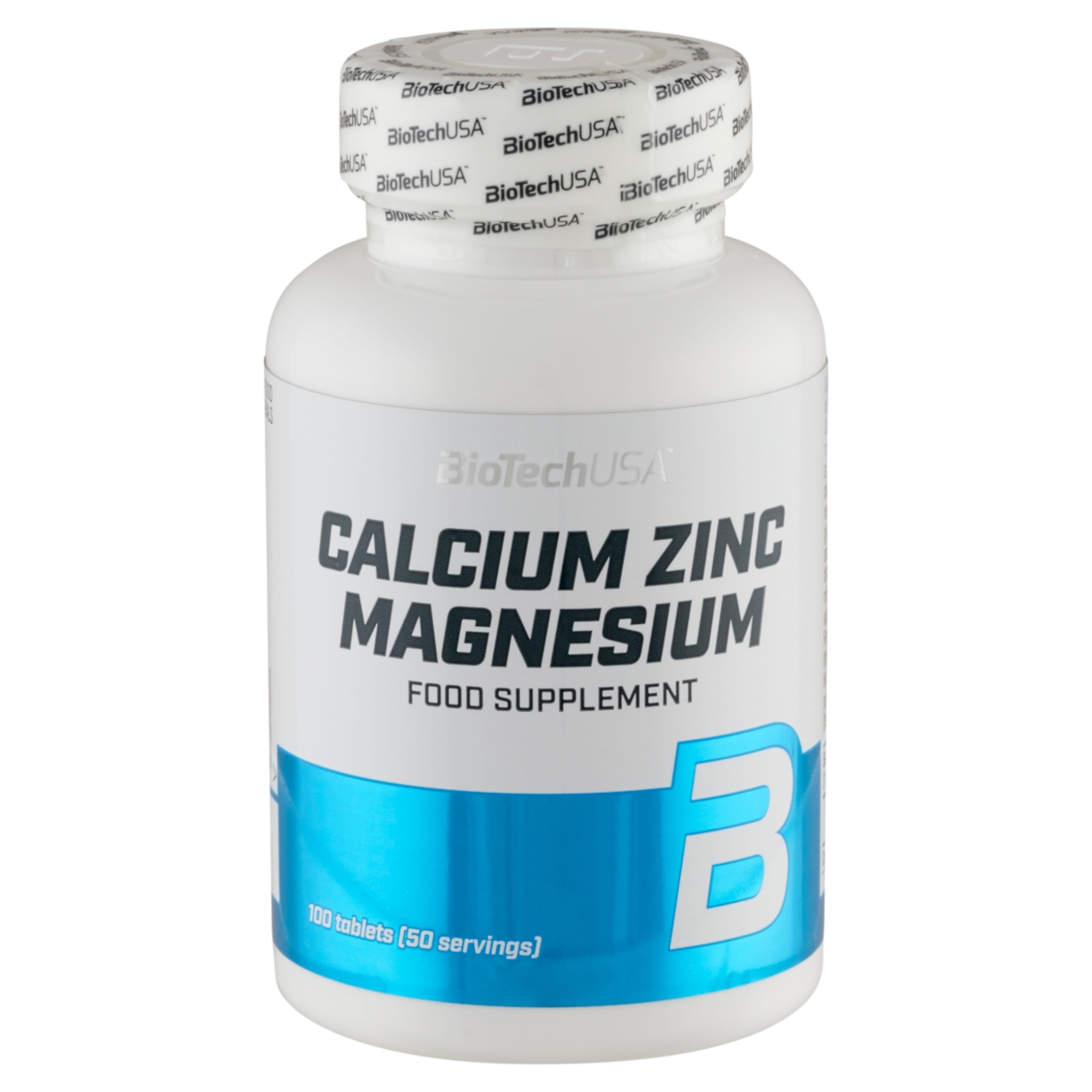 BioTechUSA Ca+ Zn+ Mg Tabletta - 100 db-2