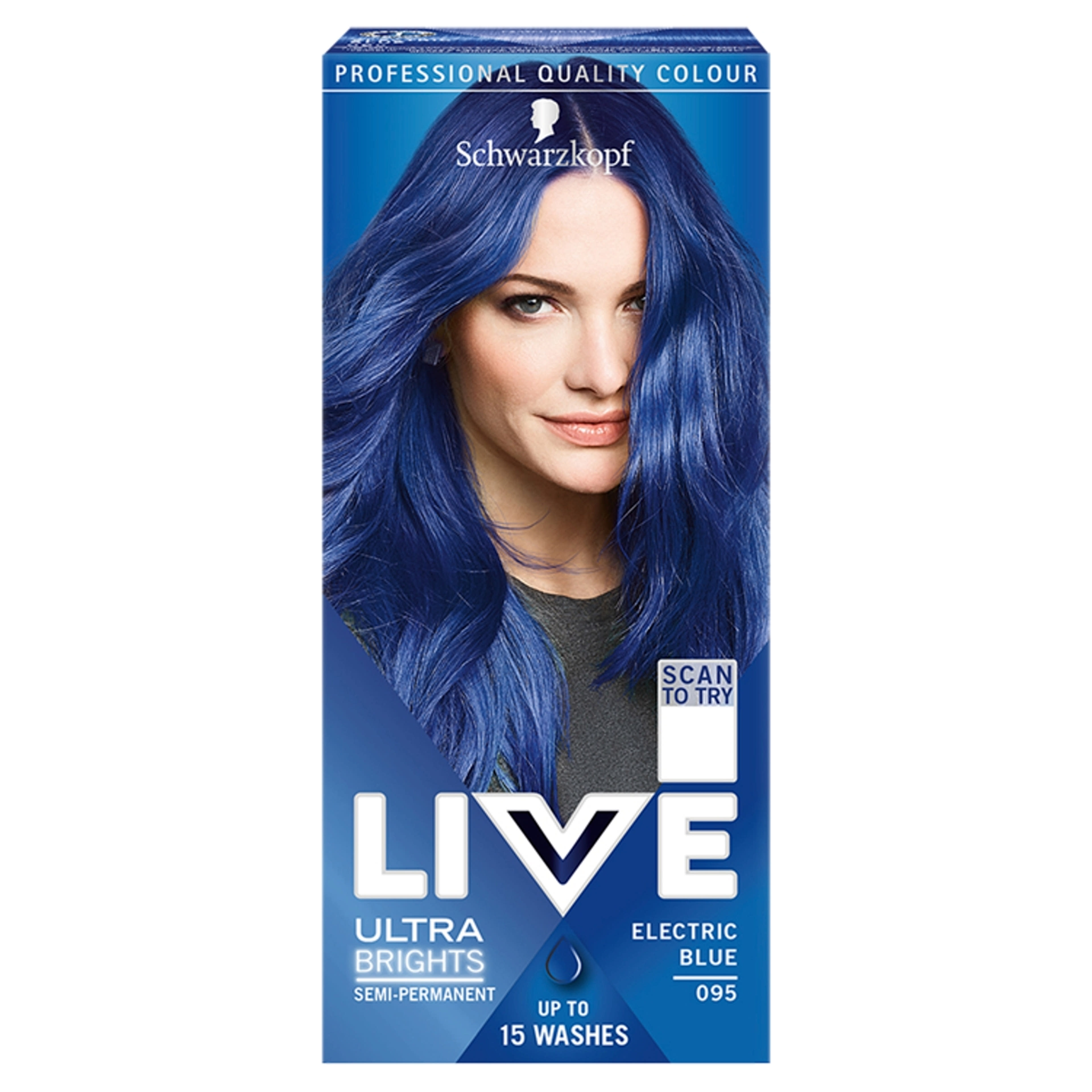 Schwarzkopf Color Live hajszínező 95 kék - 1 db-1