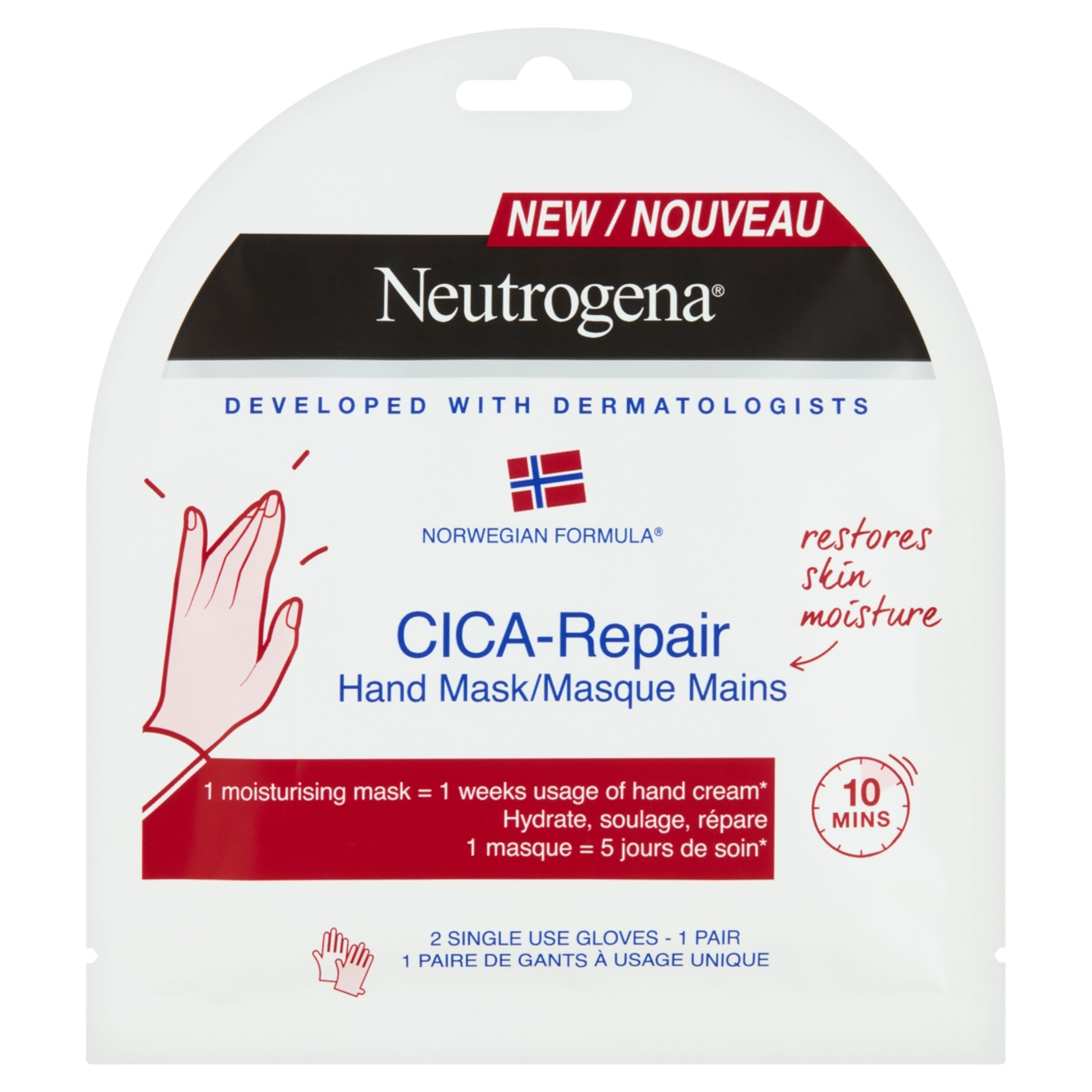 Neutrogena Cica Repair kézmaszk - 1 db