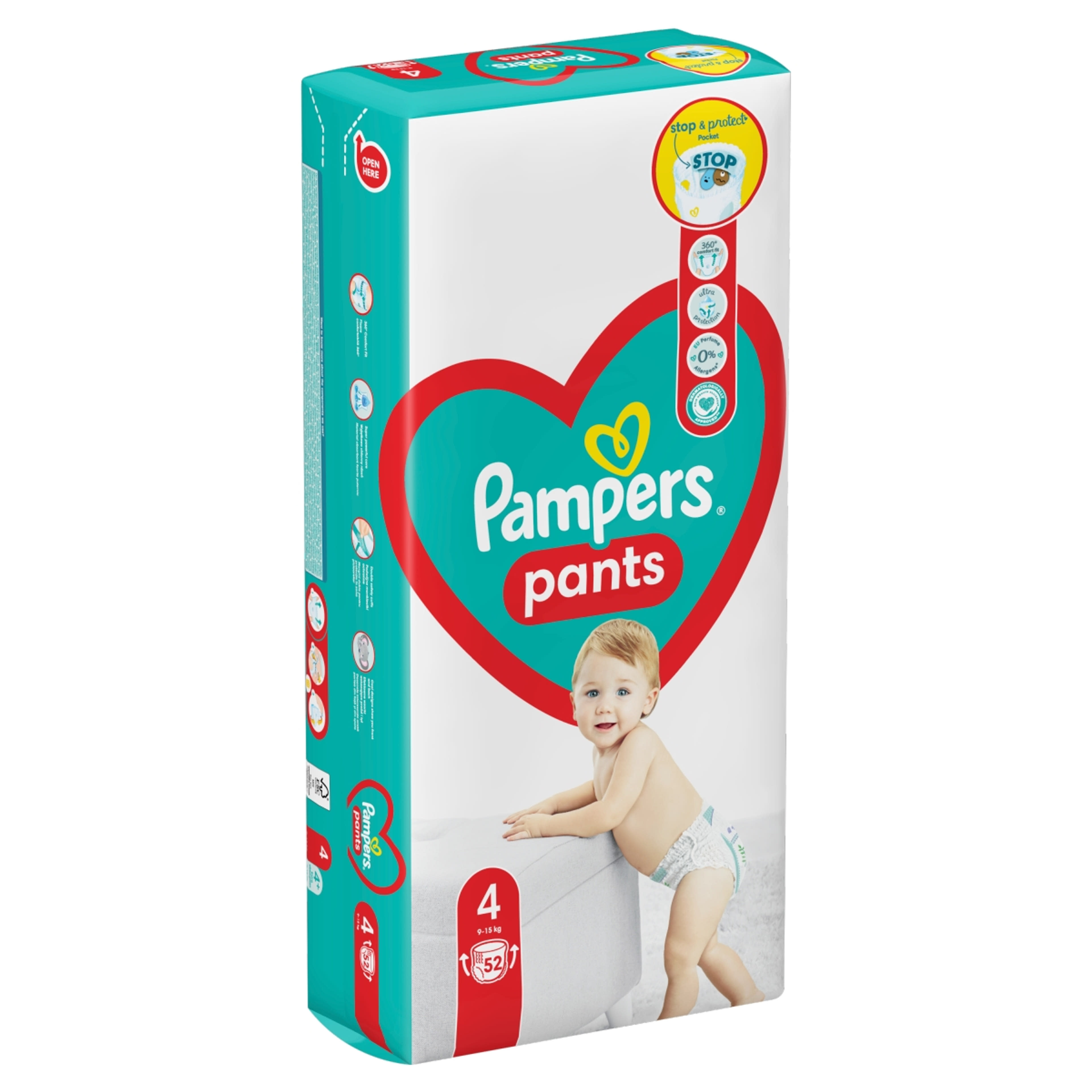 Pampers Pants Jumbo Pack Pelenka 4es 915kg 52 db