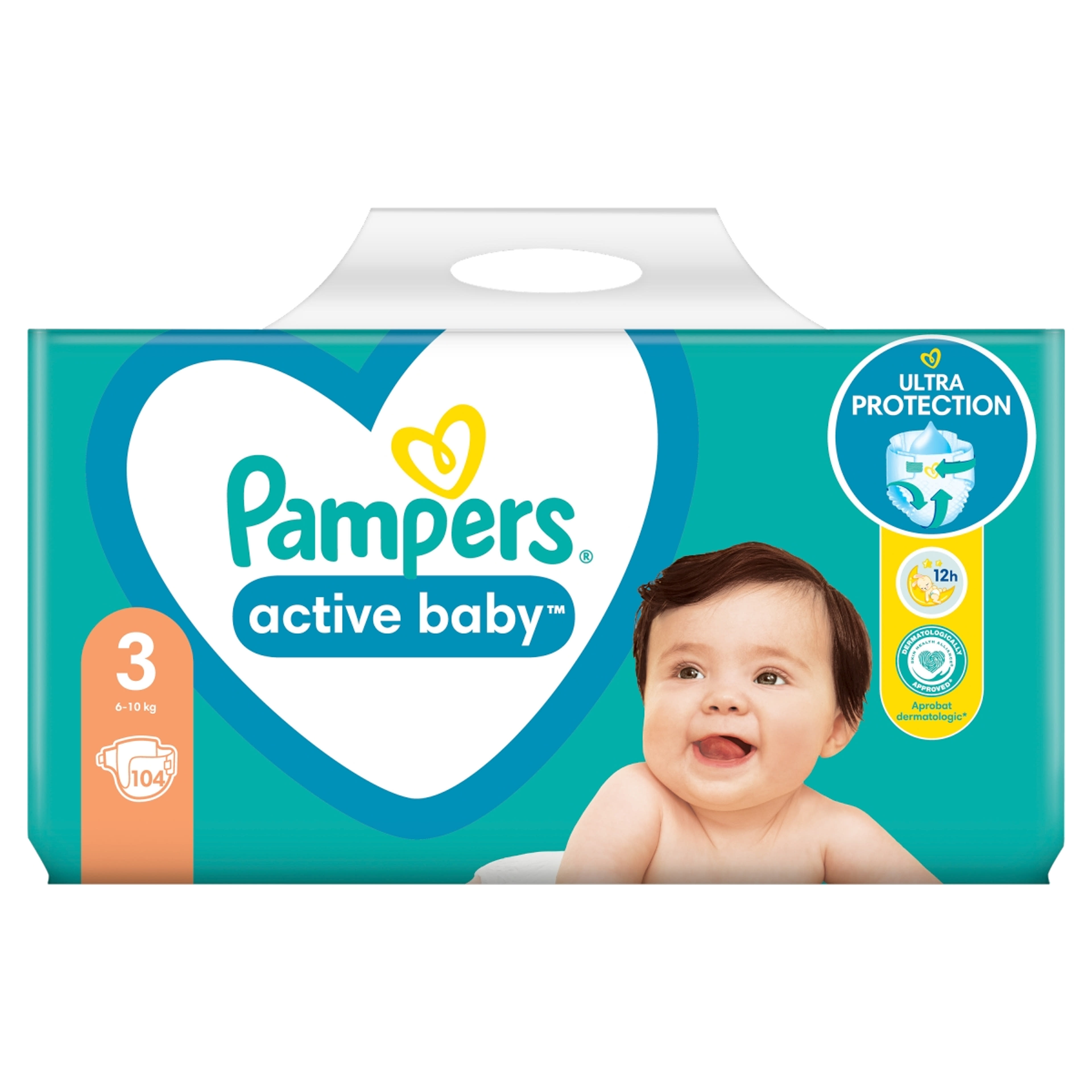Pampers Giant Pack+ 3-as 6-10kg - 104 db