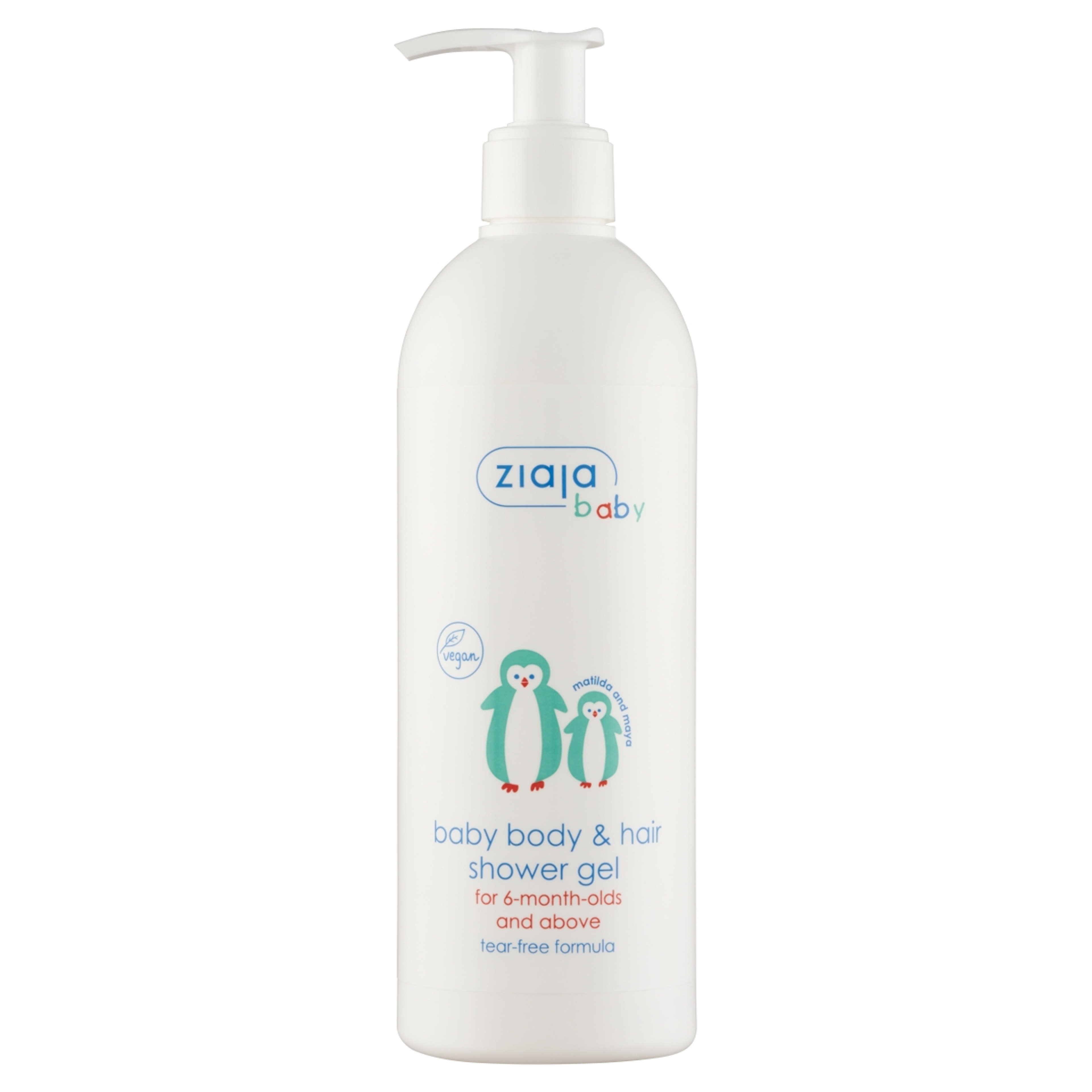 Ziaja baba tusfürdő testre és hajra, 6 hónapos kortól - 400 ml
