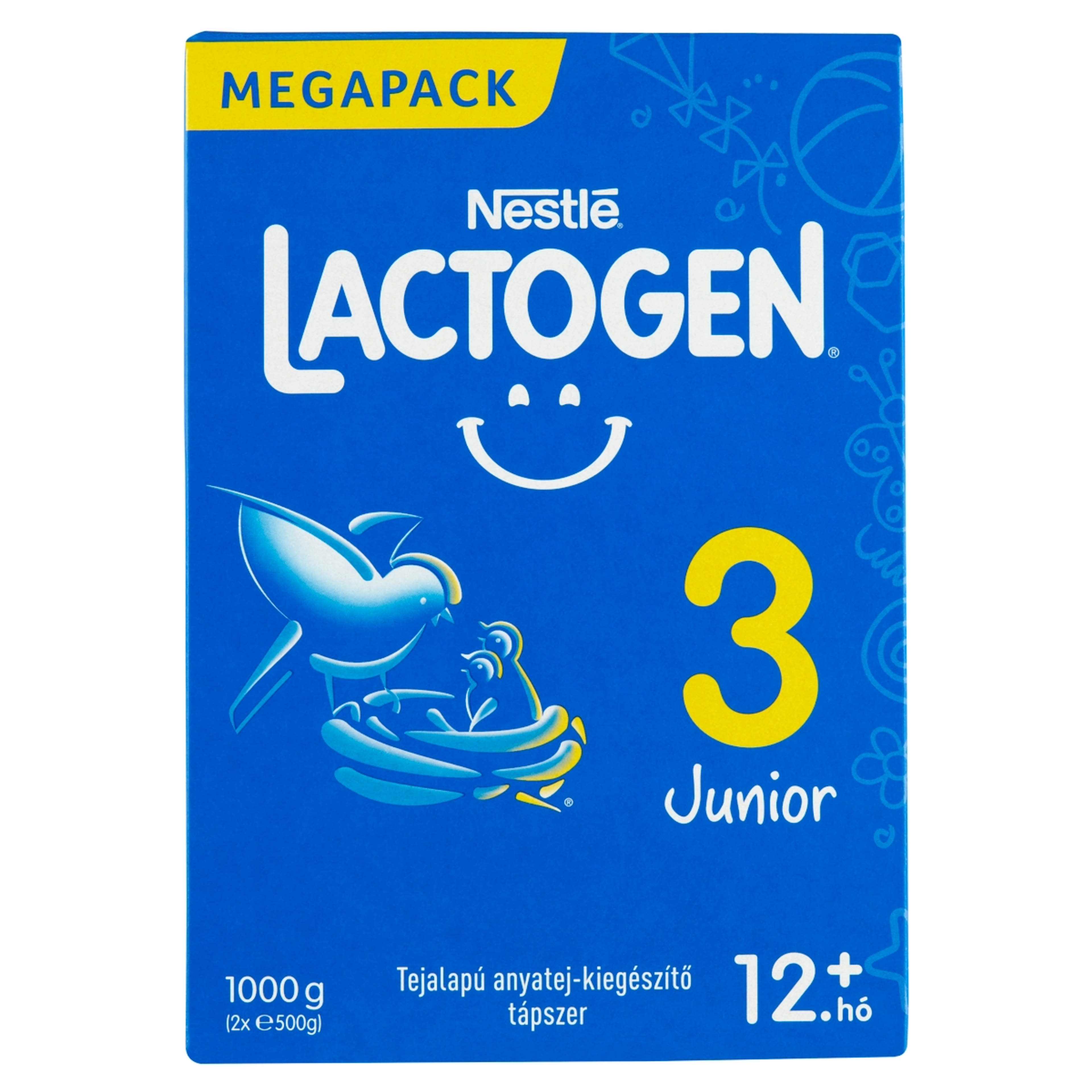 Nestlé Lactogen 3 Junior tápszer 12 hónapos kortól - 1000 g