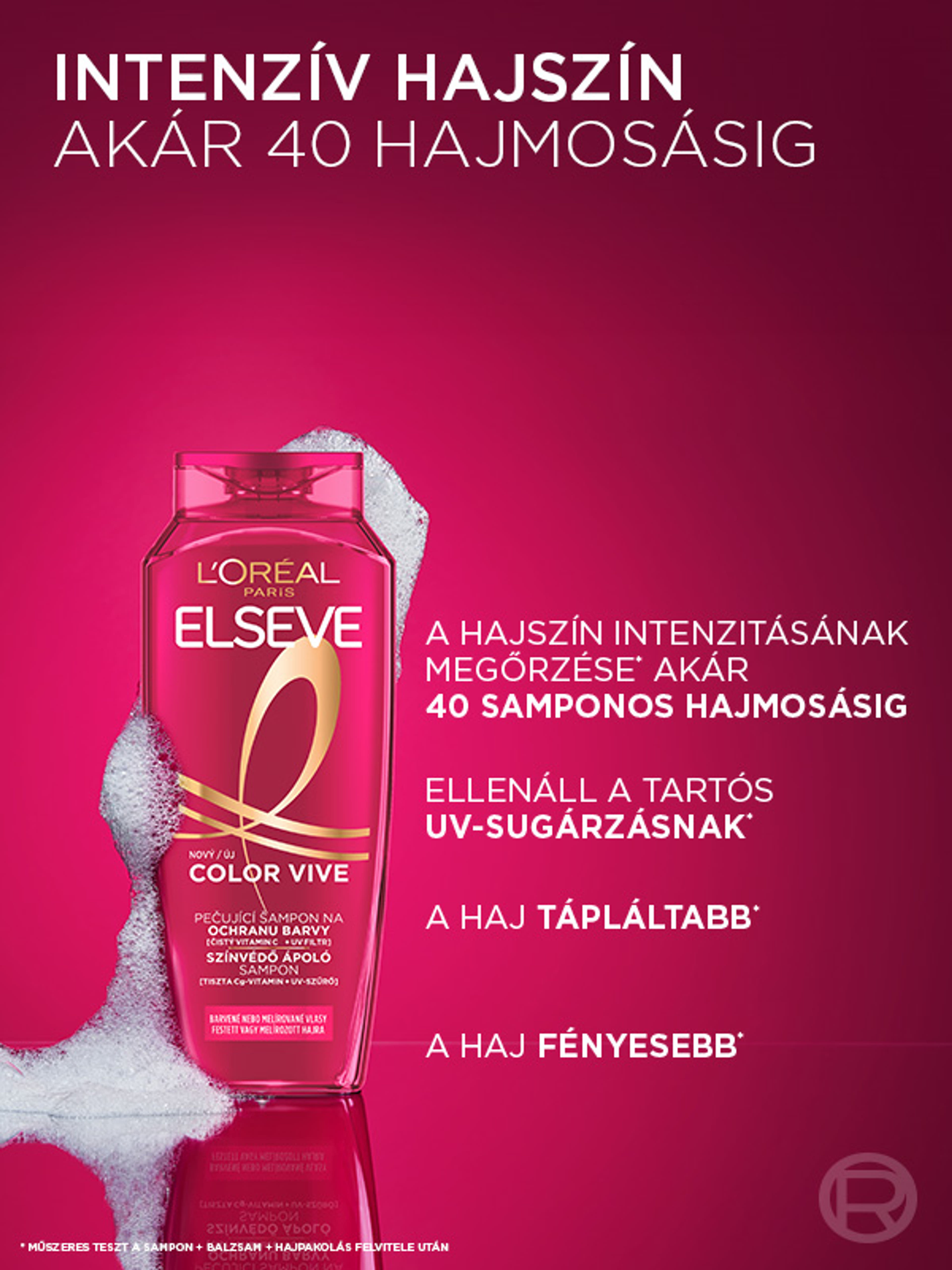 L'Oréal Paris Elseve Color-Vive ápoló sampon - 250 ml-6
