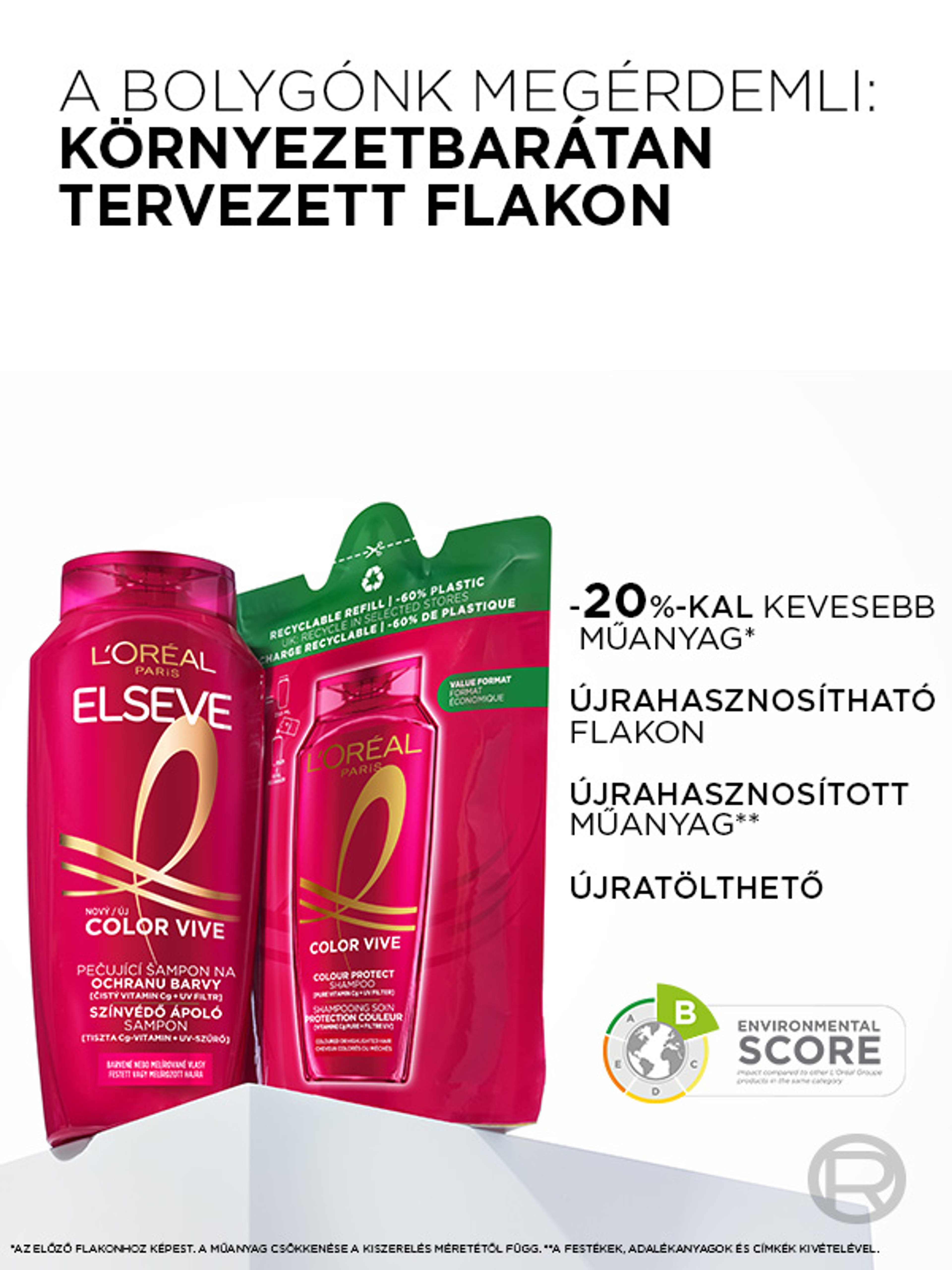 L'Oréal Paris Elseve Color-Vive ápoló sampon - 250 ml-8