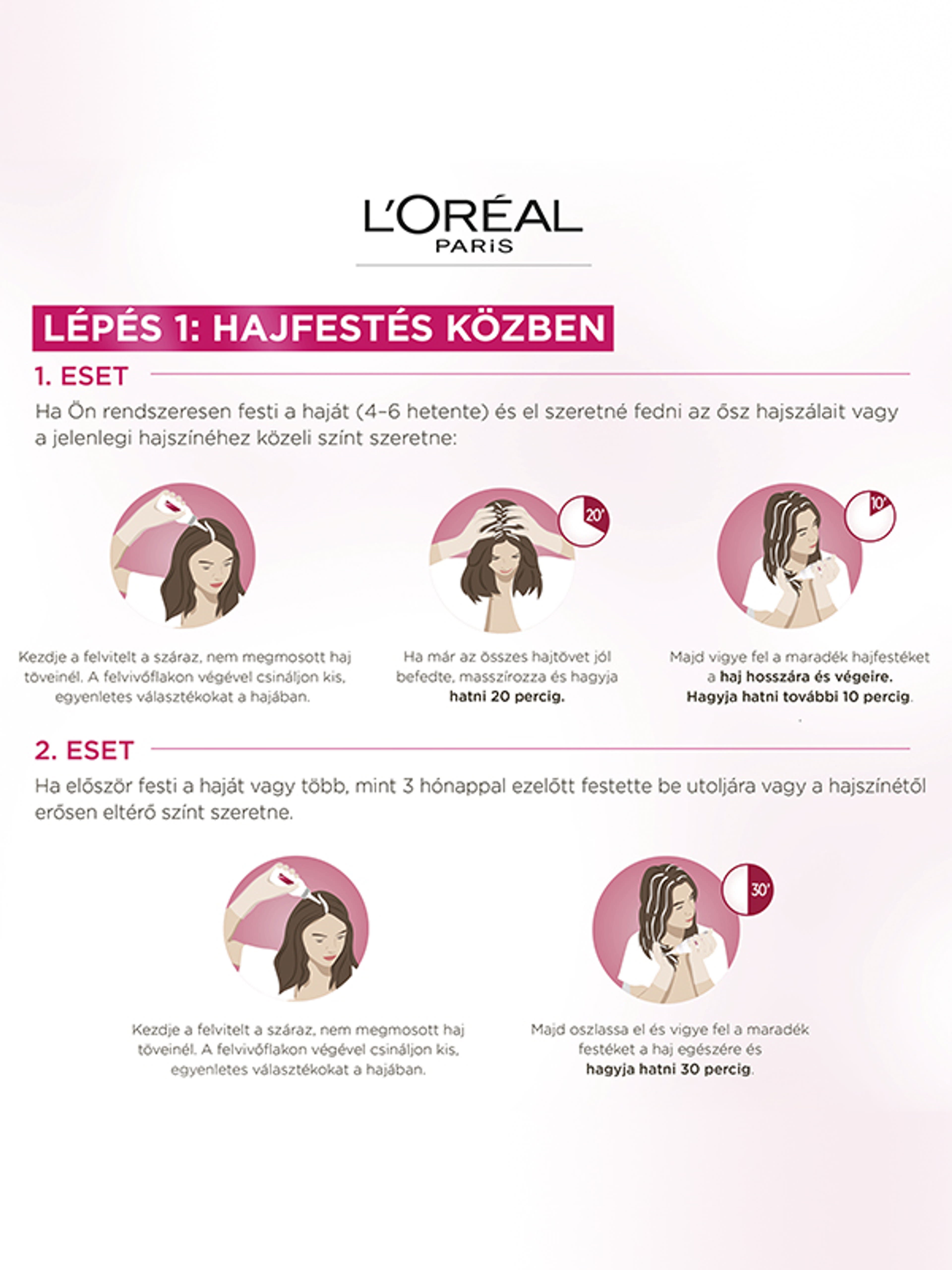 L'Oréal Paris Excellence krémes, tartós hajfesték 5 világosbarna - 1 db-4