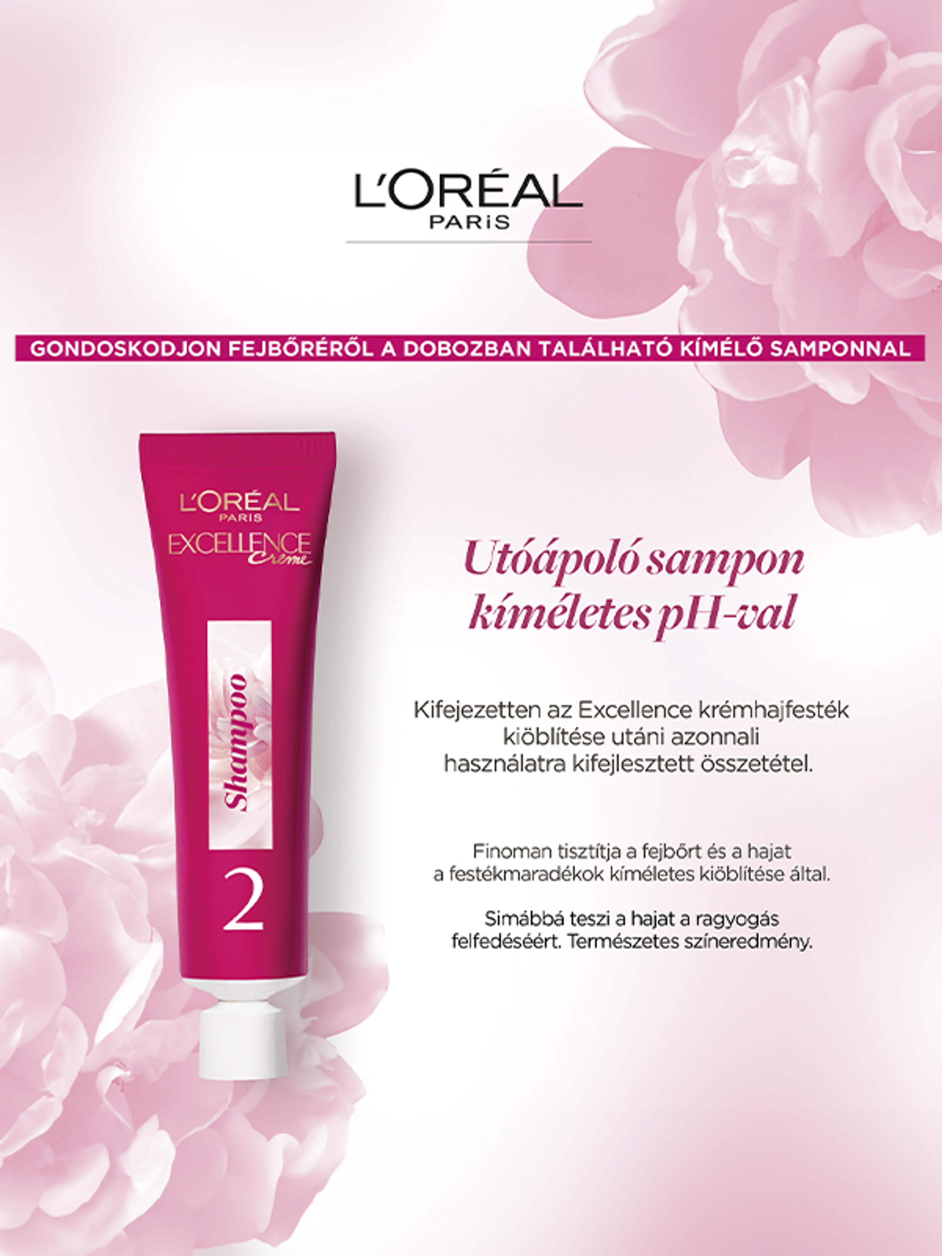 L'Oréal Paris Excellence krémes, tartós hajfesték 5 világosbarna - 1 db-5