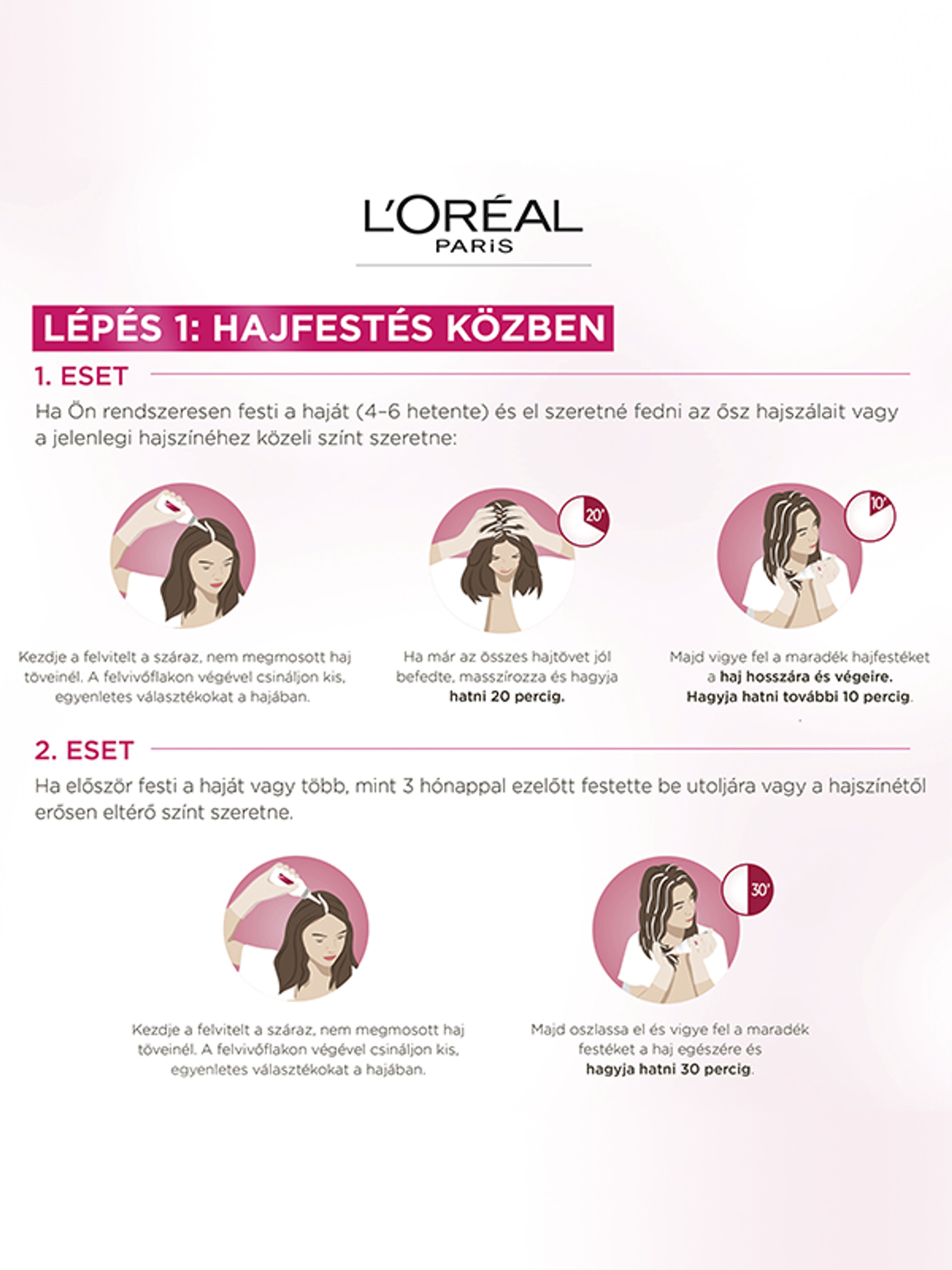 L'Oréal Paris Excellence krémes, tartós hajfesték 8.1 világos hamvasszőke - 1 db-3