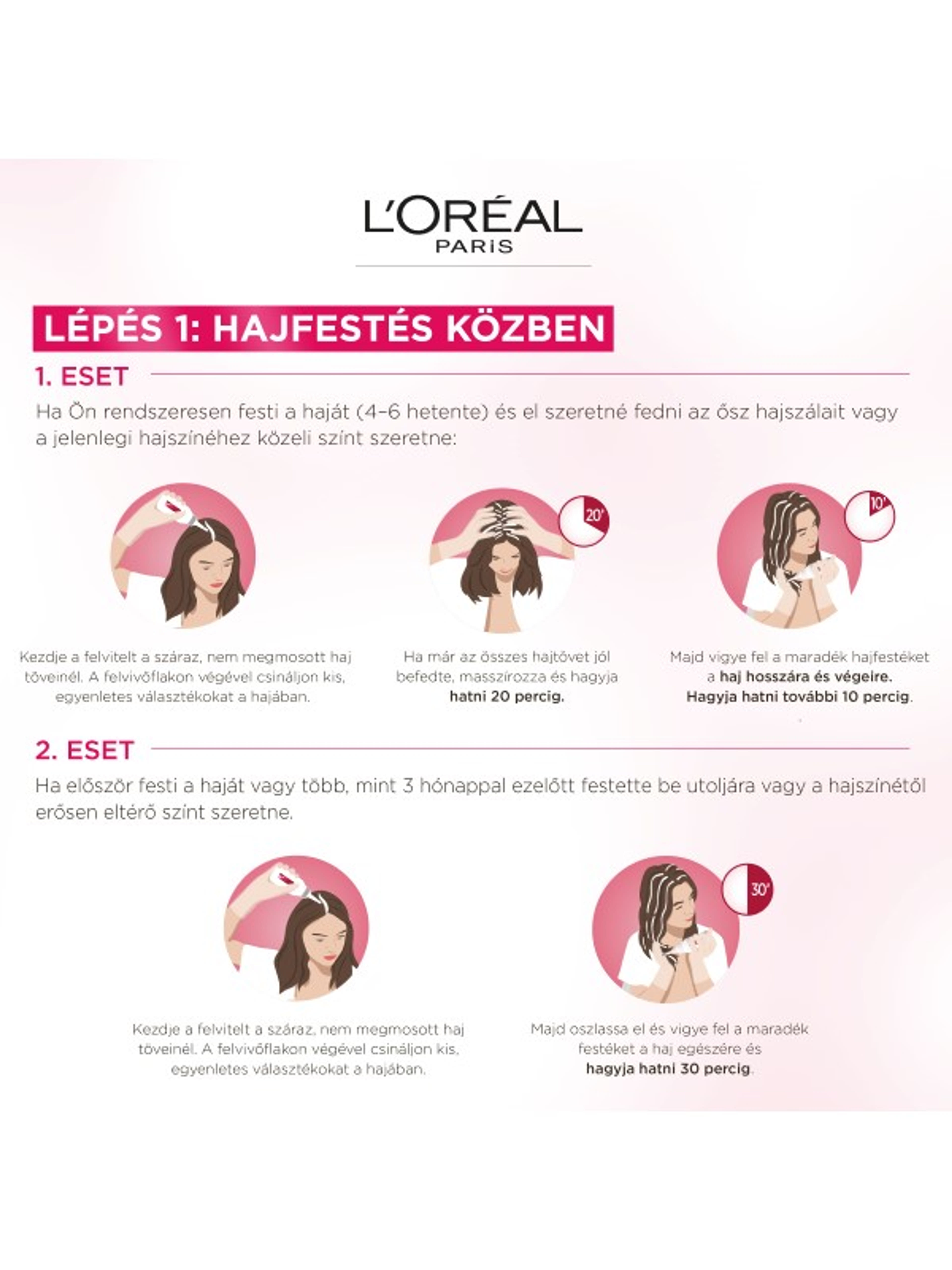 L'Oréal Paris Excellence krémes, tartós hajfesték 8.1 világos hamvasszőke - 1 db-6