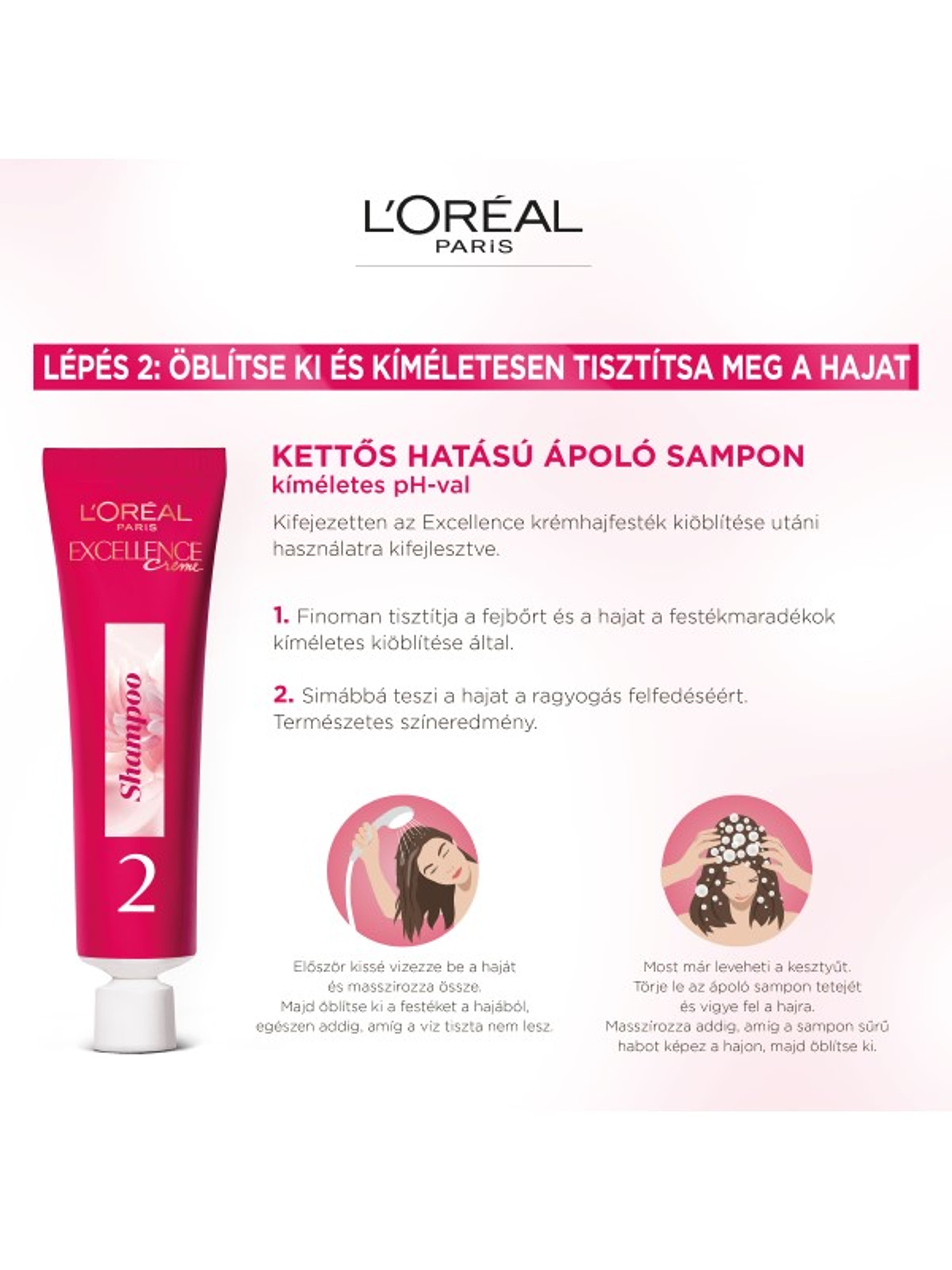 L'Oréal Paris Excellence krémes, tartós hajfesték 8.1 világos hamvasszőke - 1 db-7