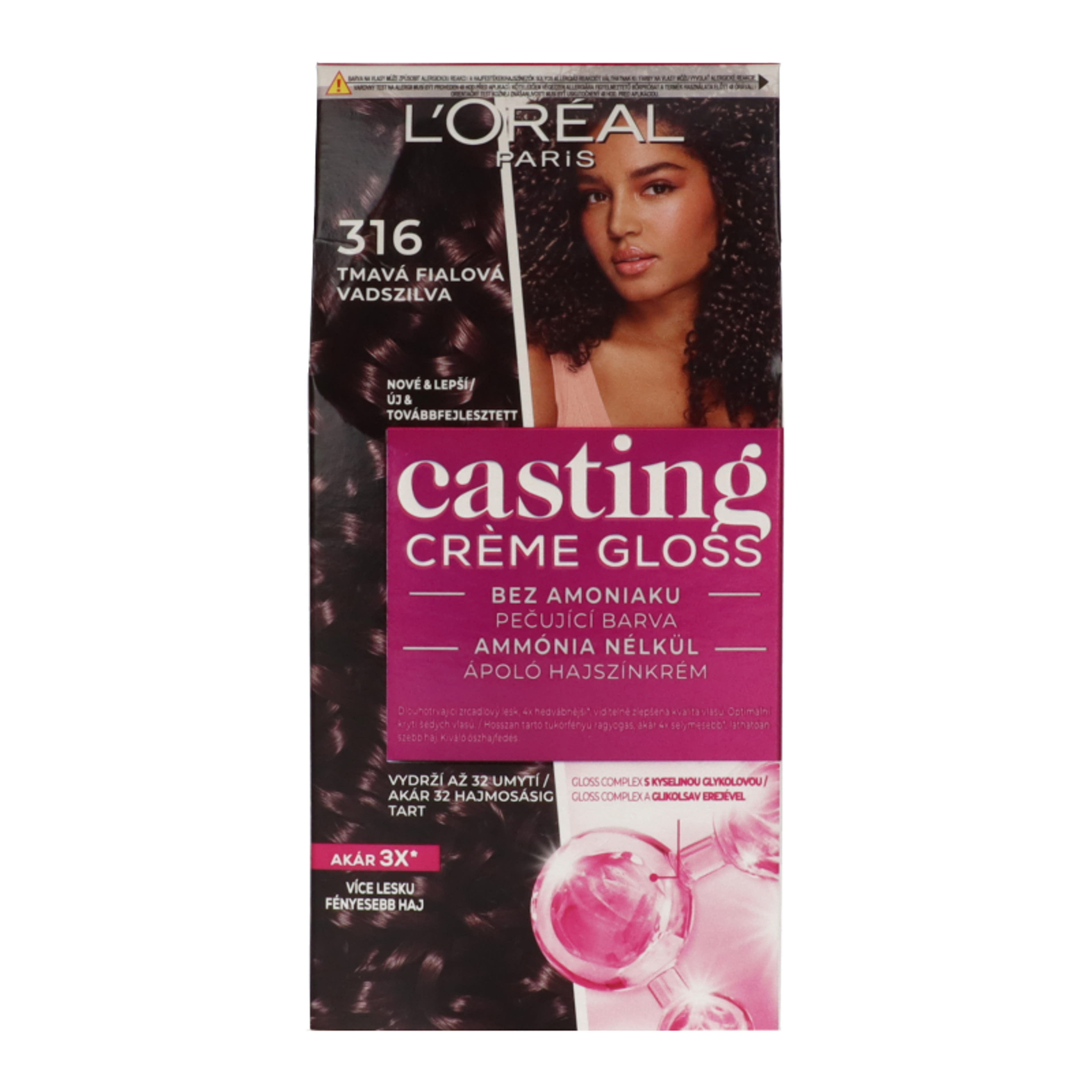 L'Oréal Paris Casting Creme Gloss hajszínező krém /316 Vadszilva - 1 db