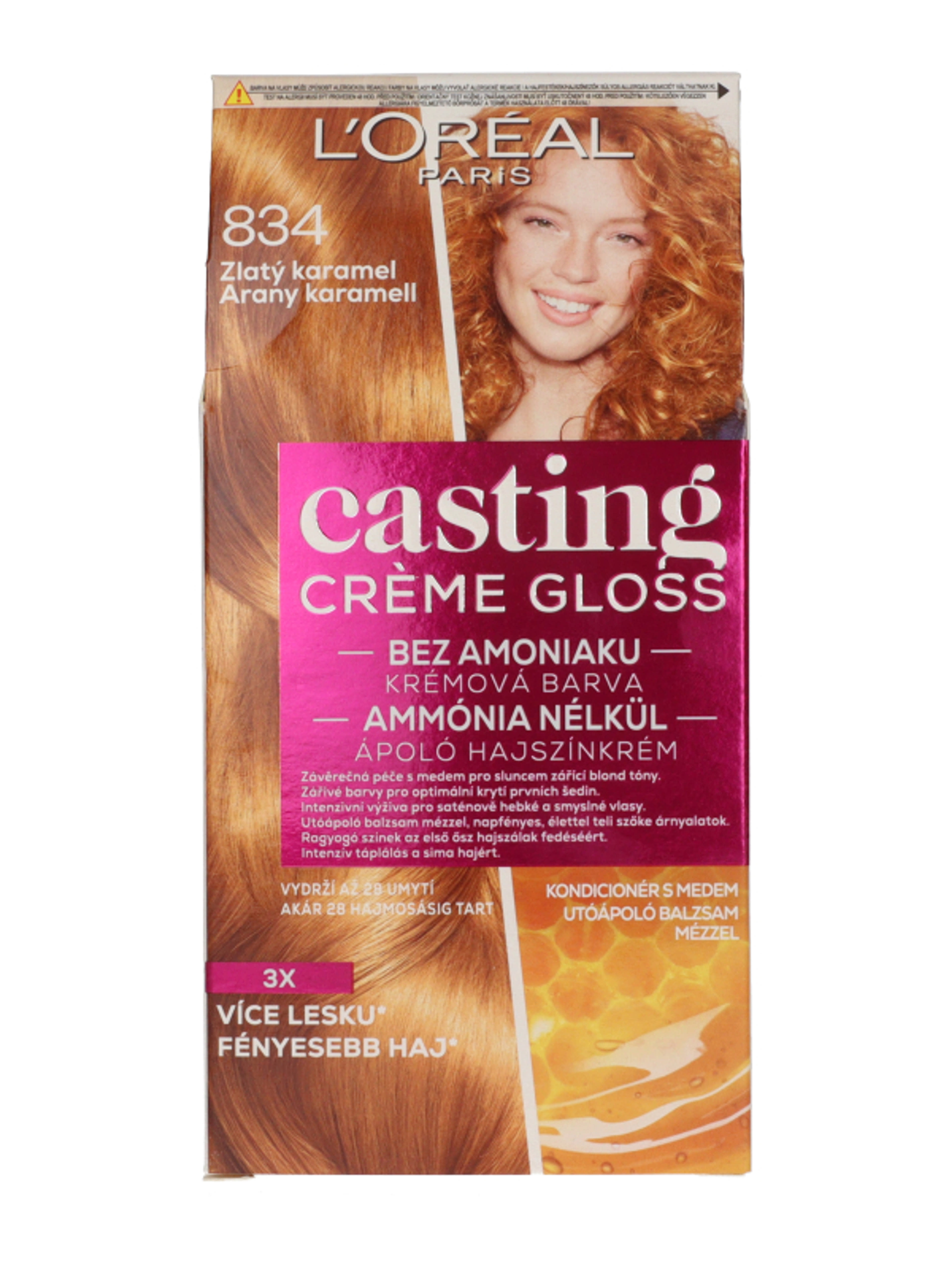 L'Oréal Paris Casting Créme Gloss hajszínező /834 Borostyánszőke - 1 db-1