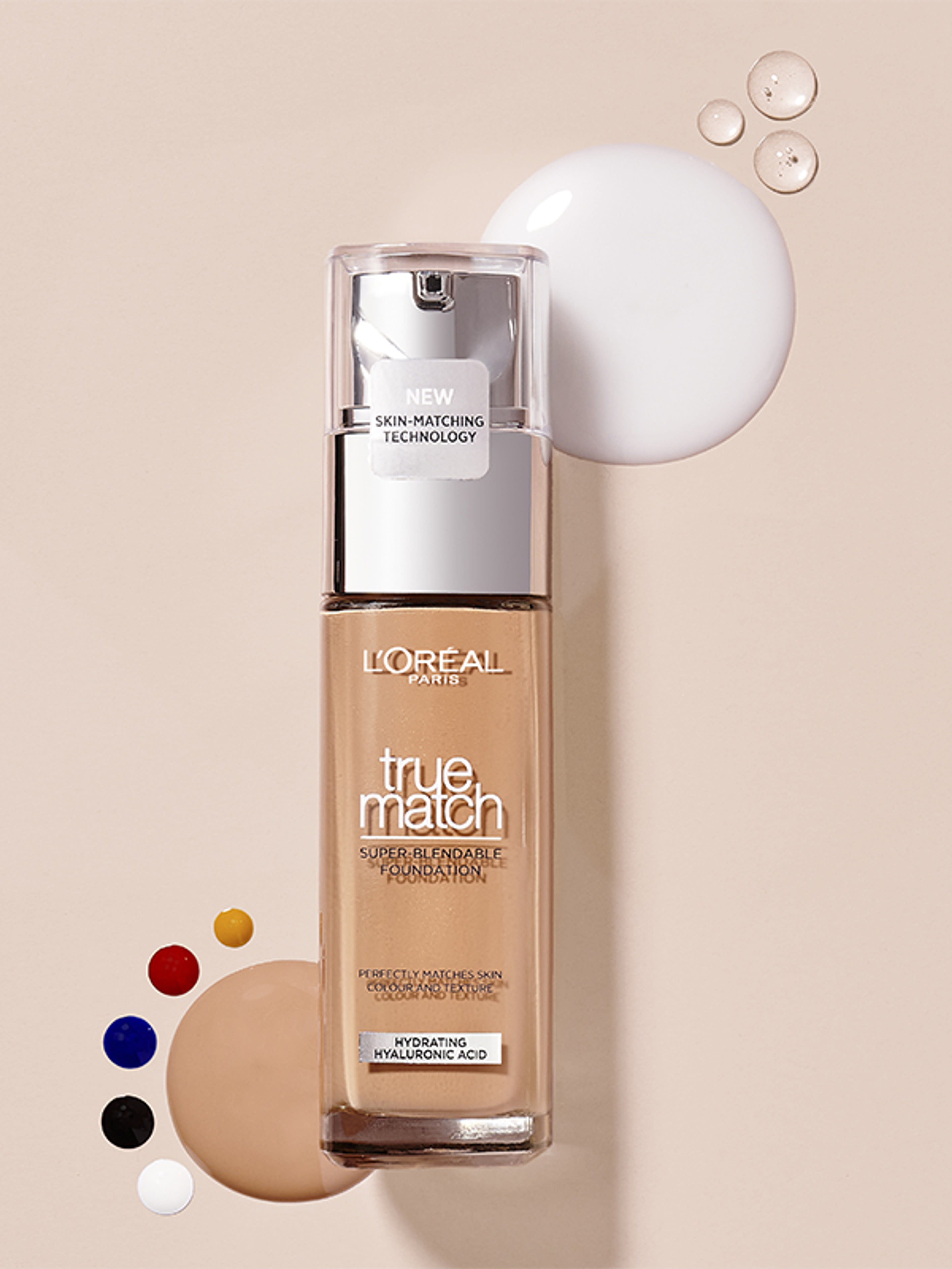 L'Oréal Paris True Match alapozó 7.D/7.W /Golden Amber, 30 ml - 1 db-3
