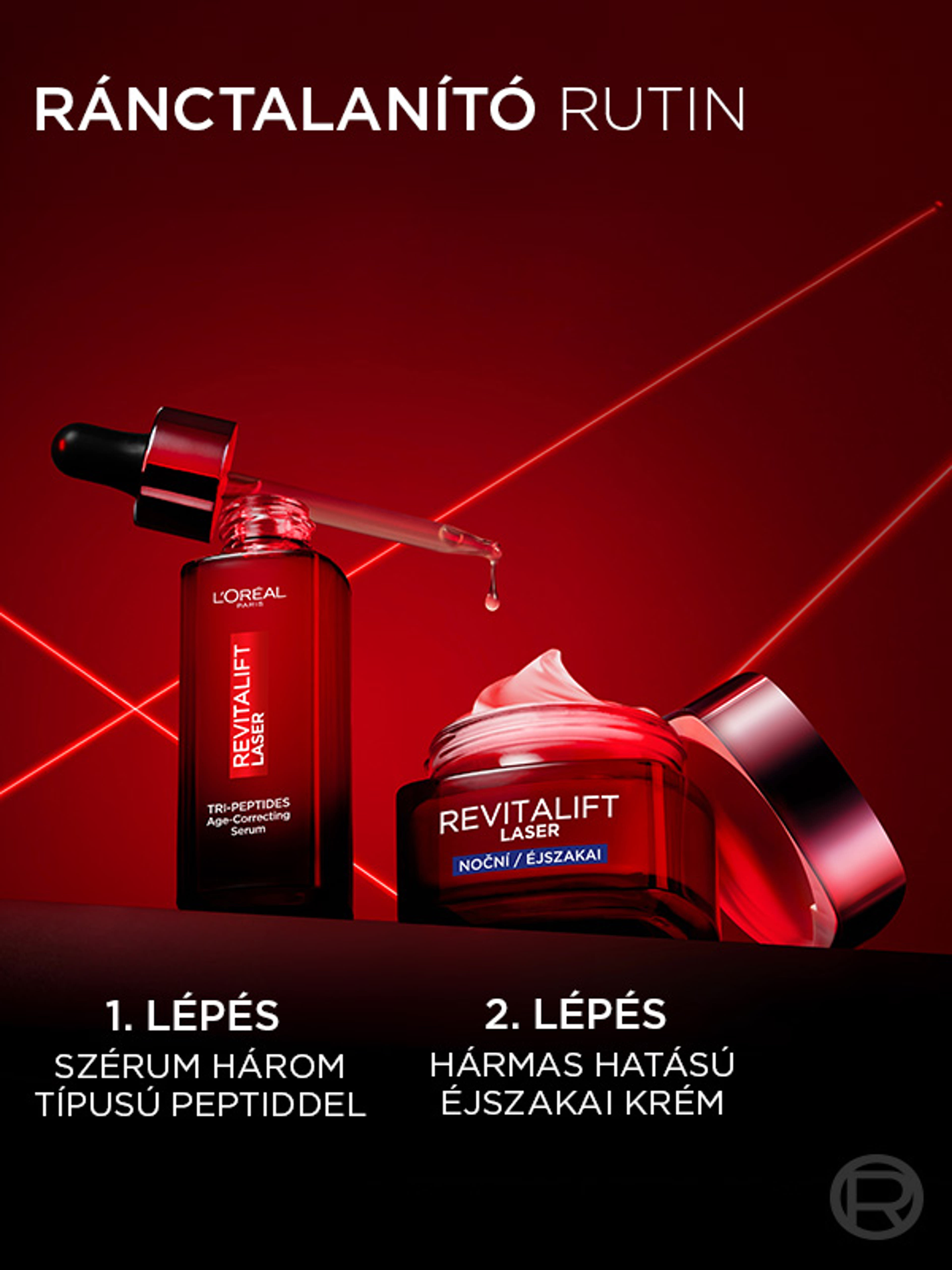 L'Oréal Paris Revitalift Laser X3 öregedésgátló éjszakai arcápoló - 50 ml-5