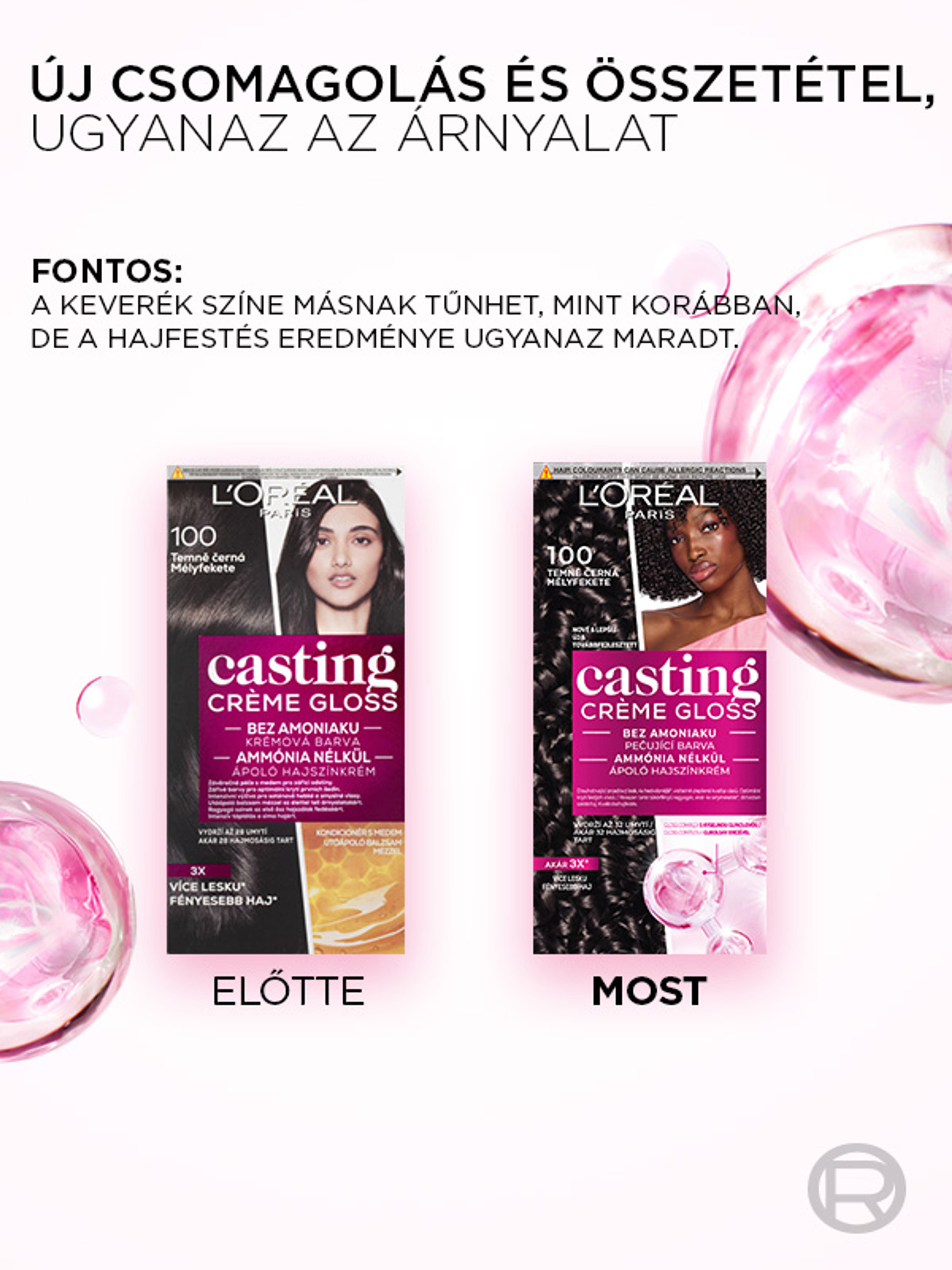 L'Oréal Paris Casting Creme Gloss hajszínező krém /635 csokoládé bonbon - 1 db-5