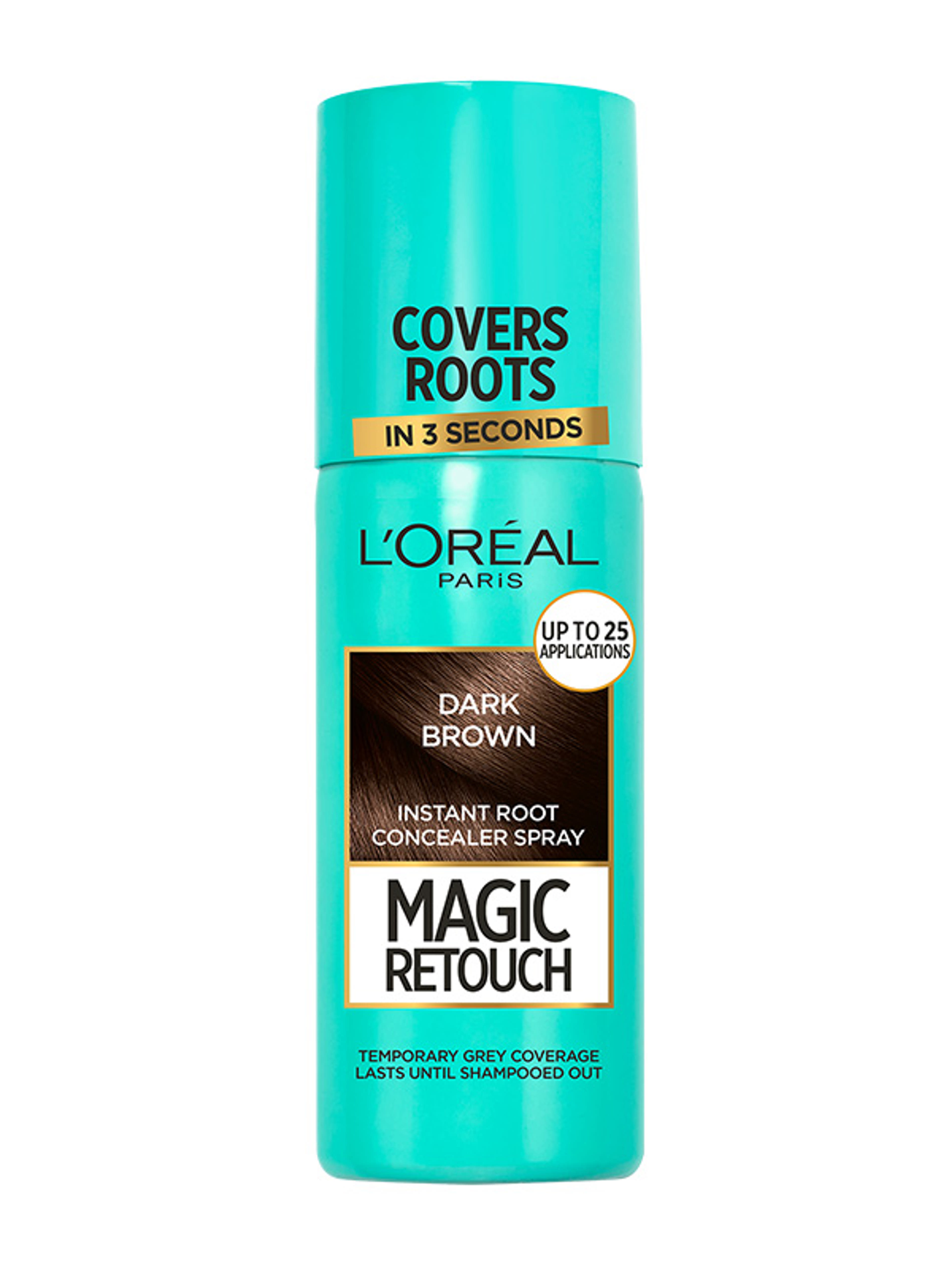L'Oréal Paris Magic Retouch Hajtőszínező spray, sötétbarna 75 ml - 1 db-4