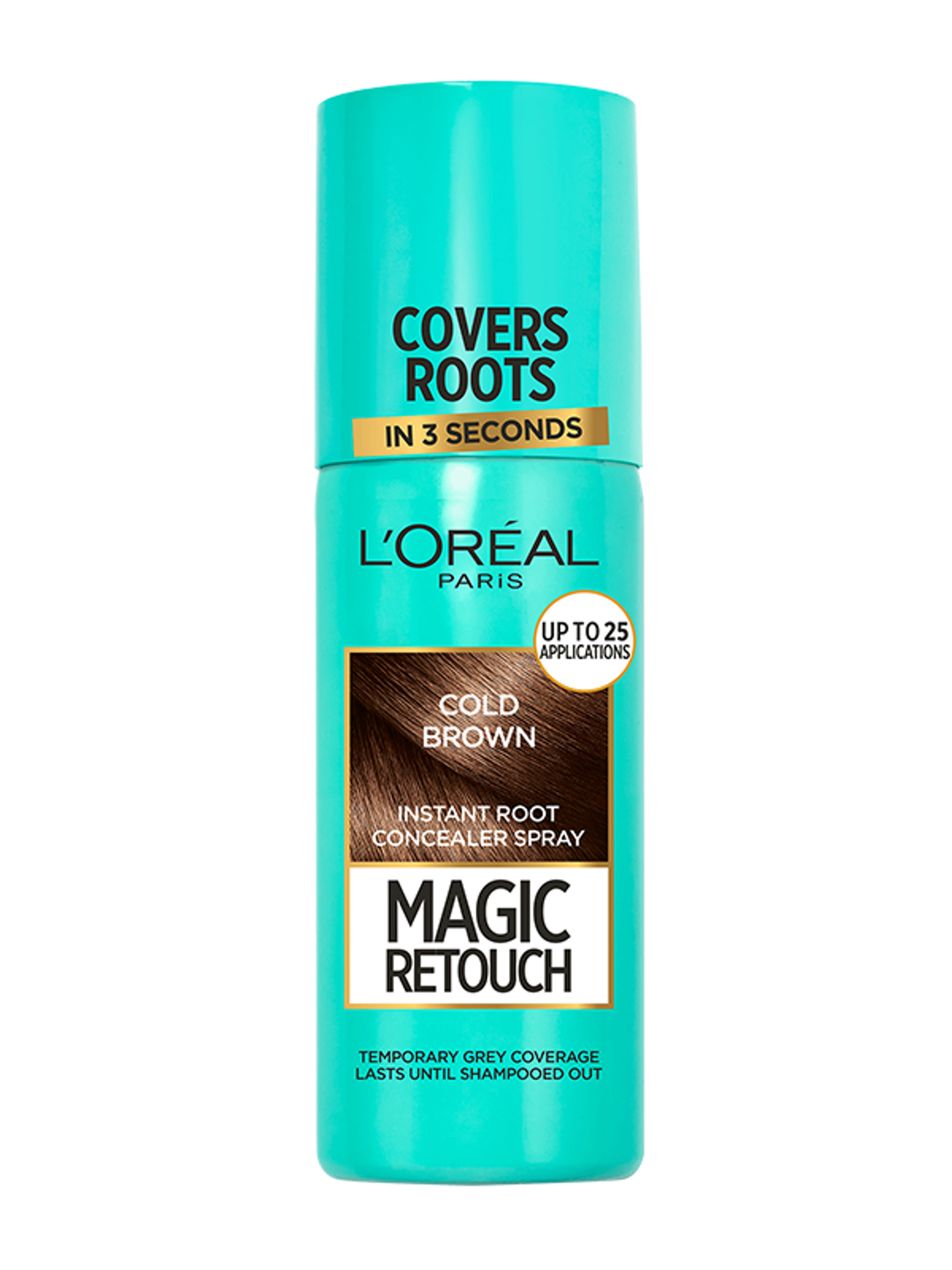 L'Oréal Paris Magic Retouch Hajtőszínező spray, jeges barna 75 ml - 1 db-3