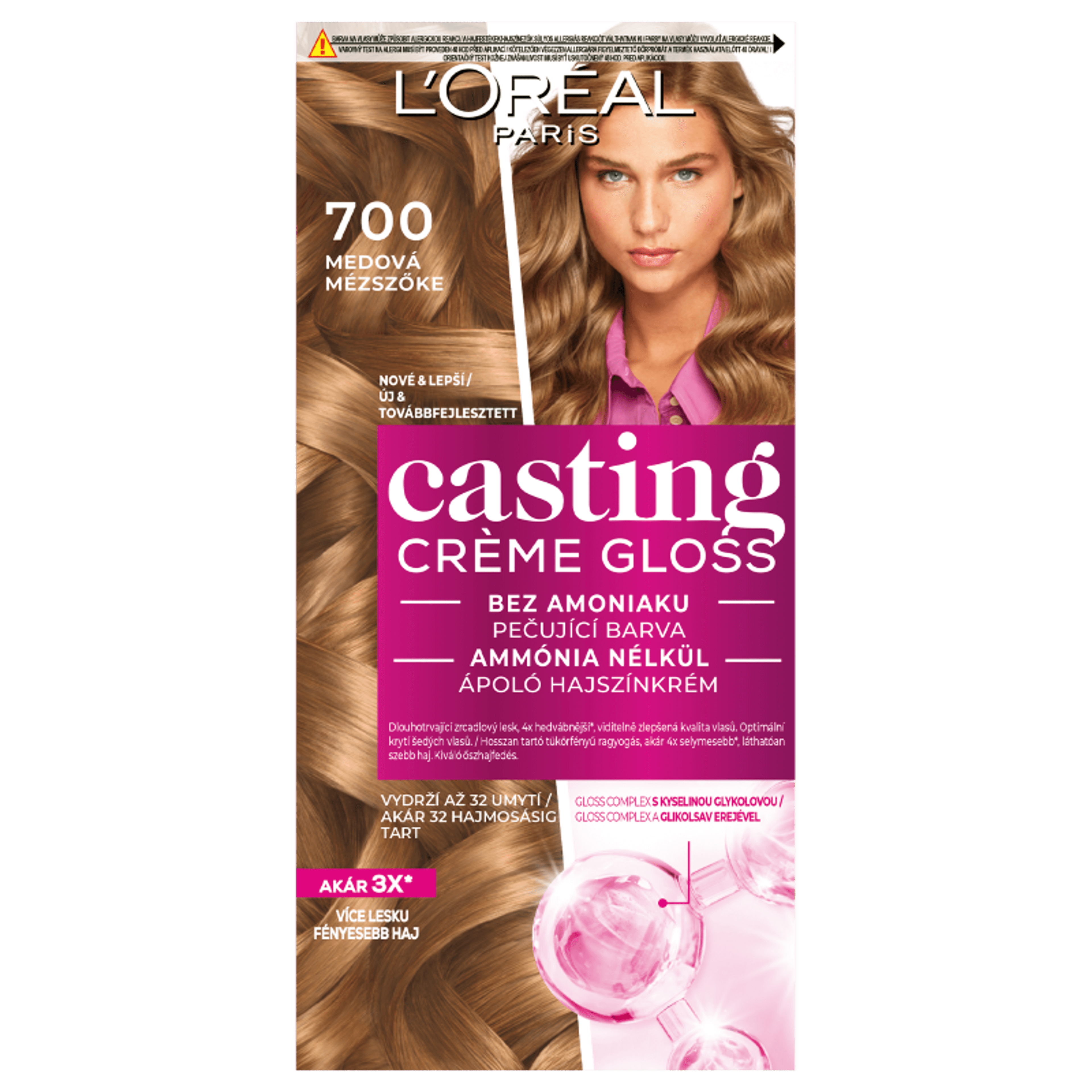 L'Oréal Paris Casting Créme Gloss hajszínező /700 mézszőke - 1 db