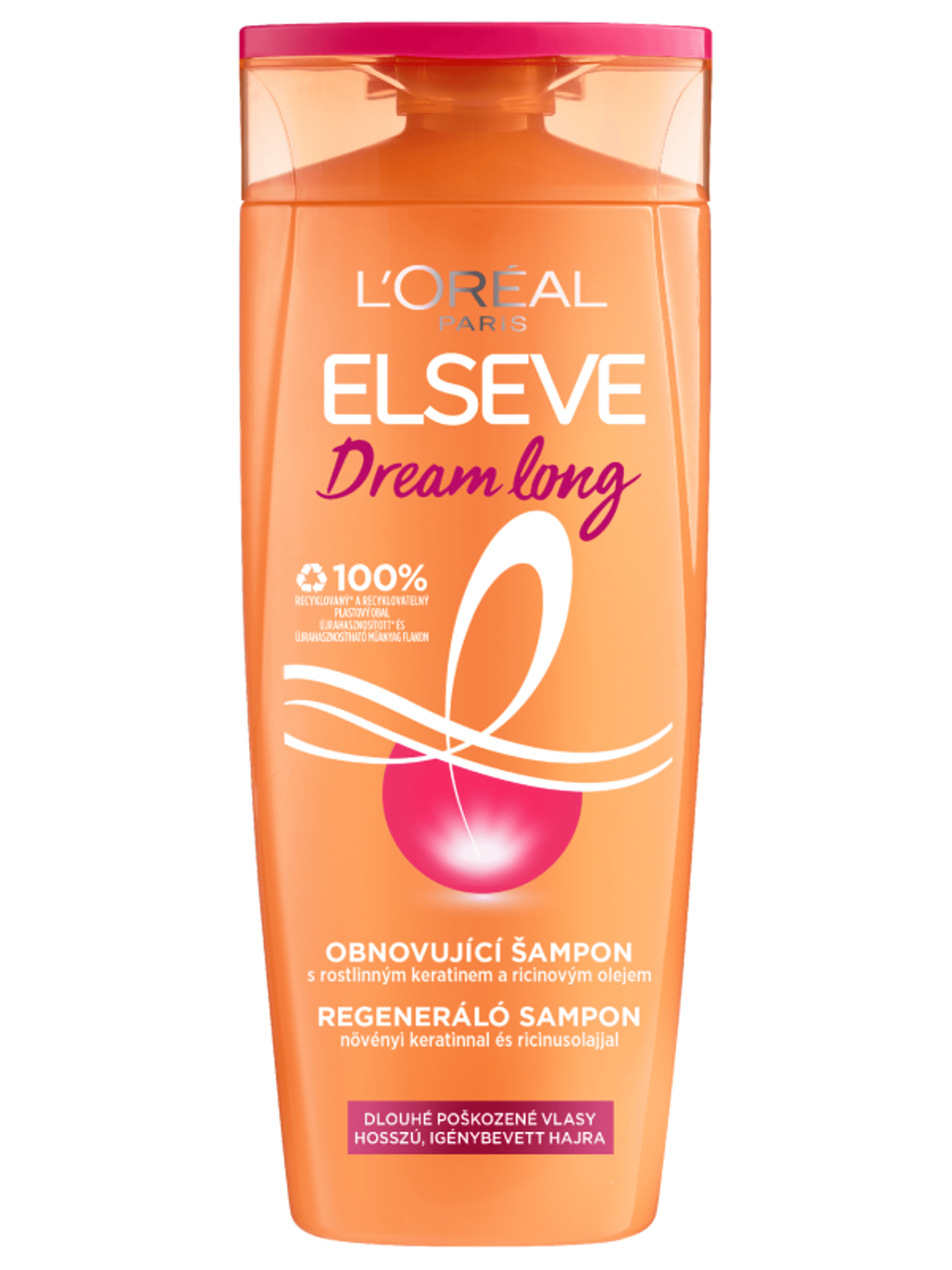 L'Oréal Paris Elseve Dream Long regeneráló sampon hosszú, igénybevett hajra - 400 ml-2