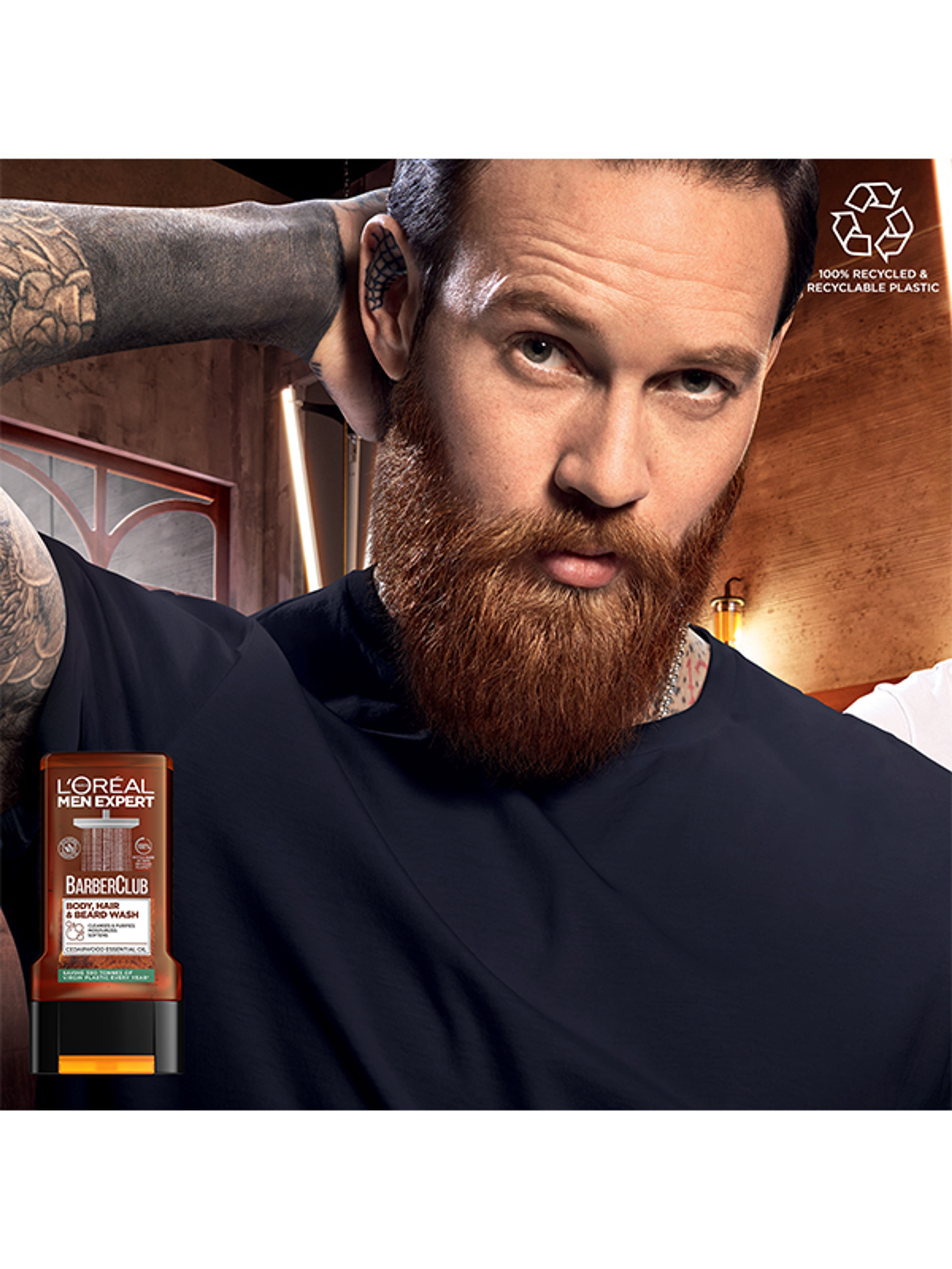 L'Oréal Men Expert Barber Club tusfürdő - 300 ml-5