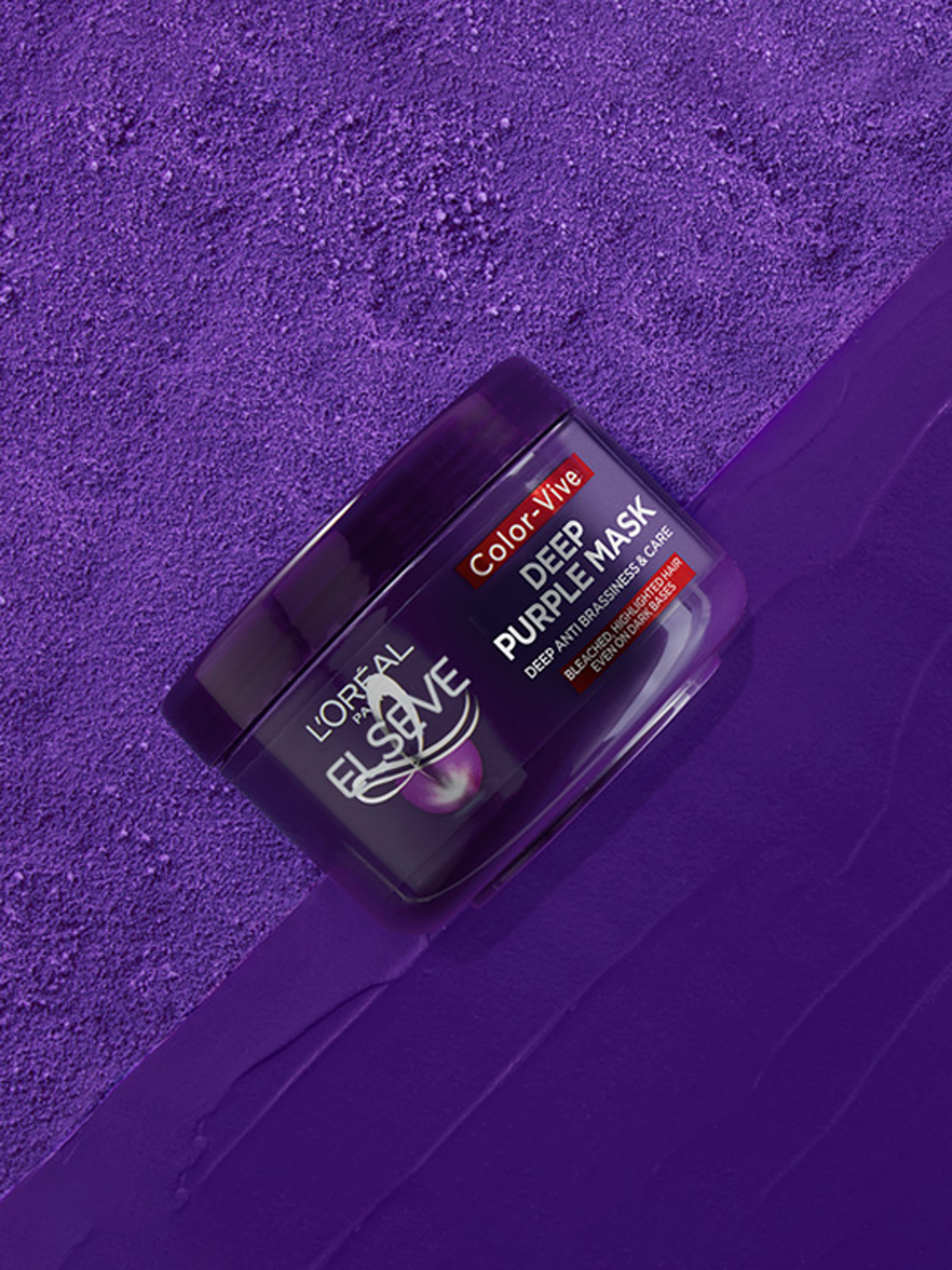 L'Oréal Paris Elseve Color Vive Deep Purple hajmaszk - 250 ml-3