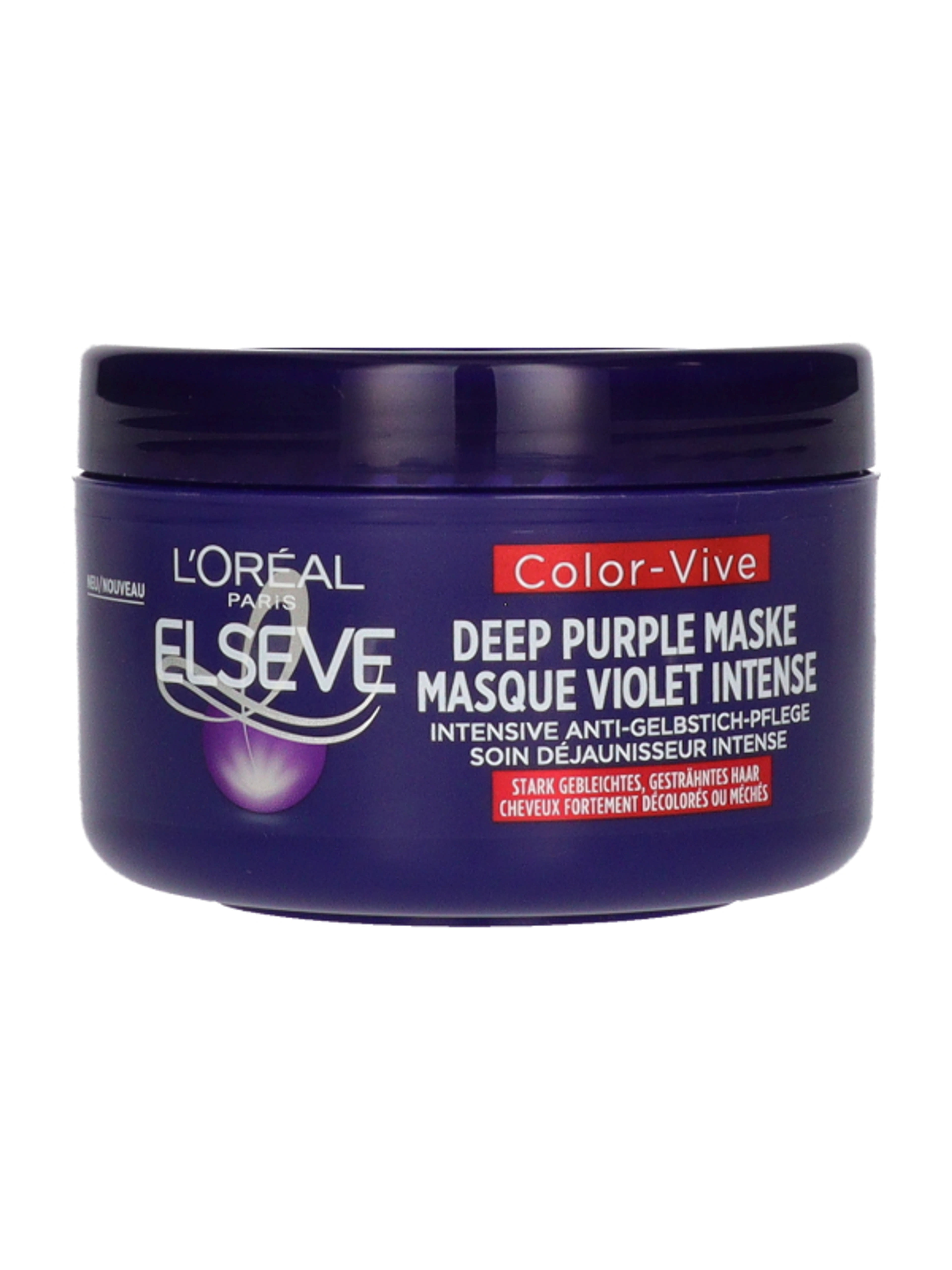 L'Oréal Paris Elseve Color Vive Deep Purple hajmaszk - 250 ml-2