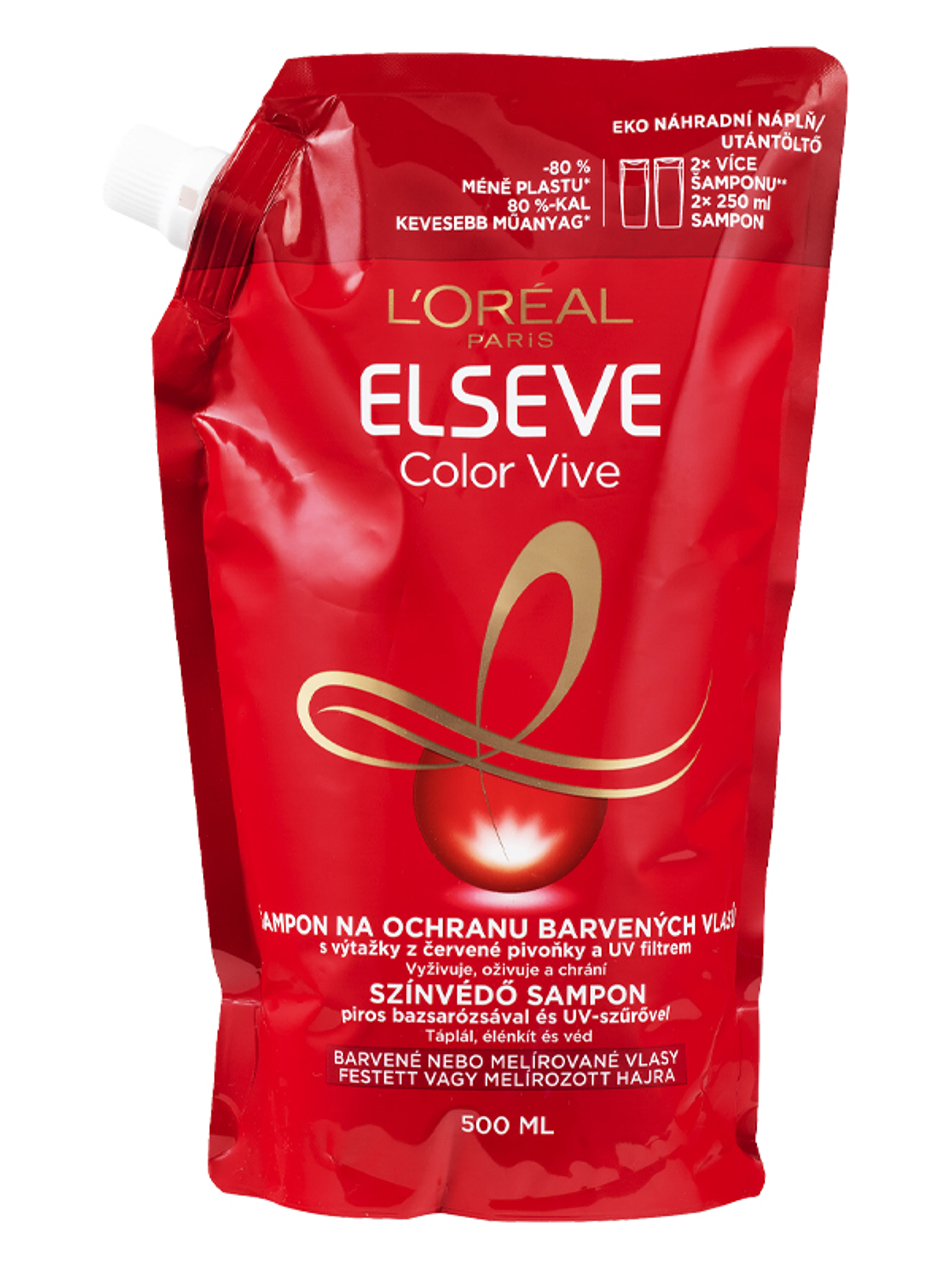 Elseve color vive utántöltő sampon - 500 ml-2