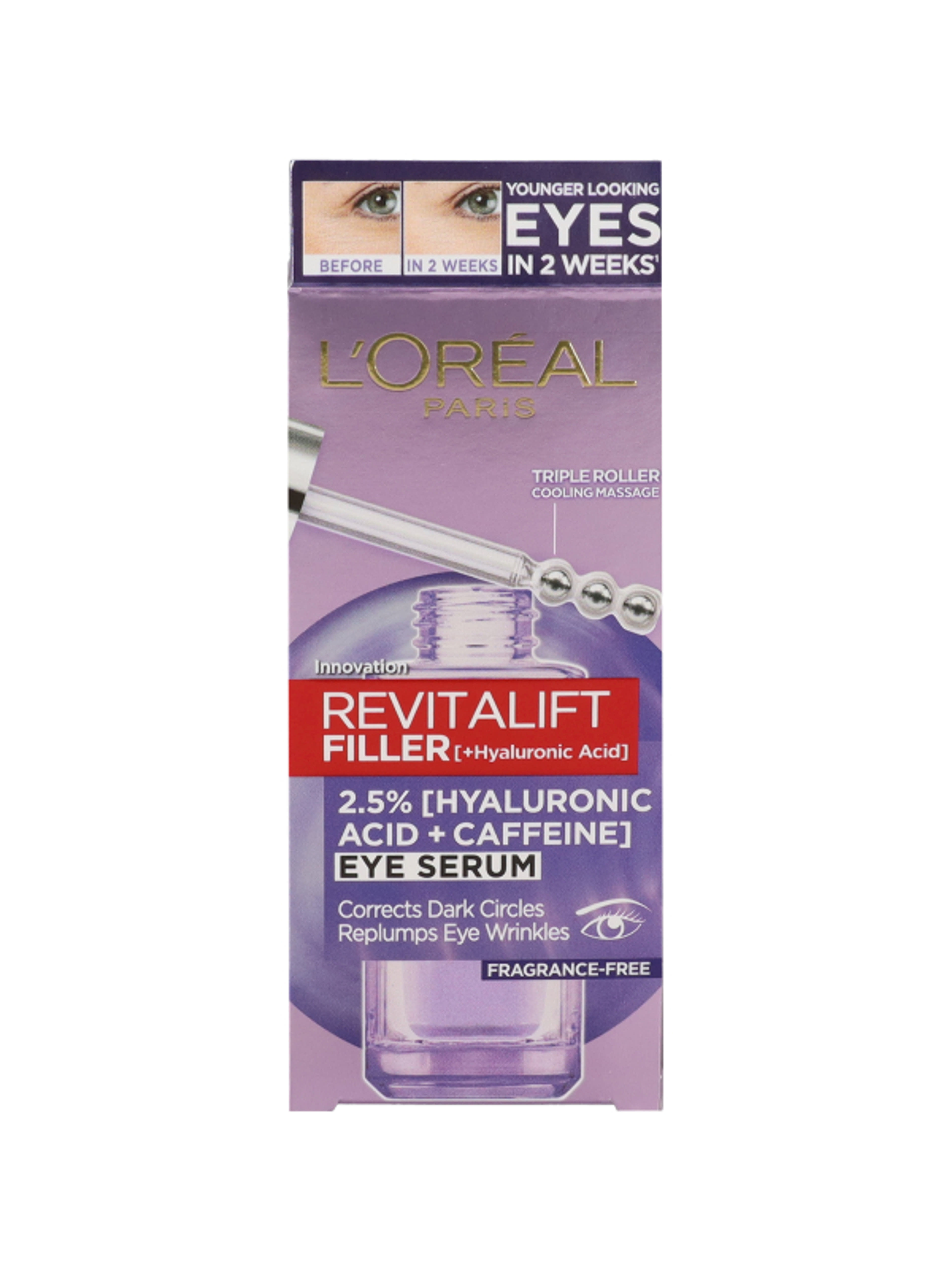 L'Oréal Revitalift Filler szemkörnyékápoló szérum - 20 ml